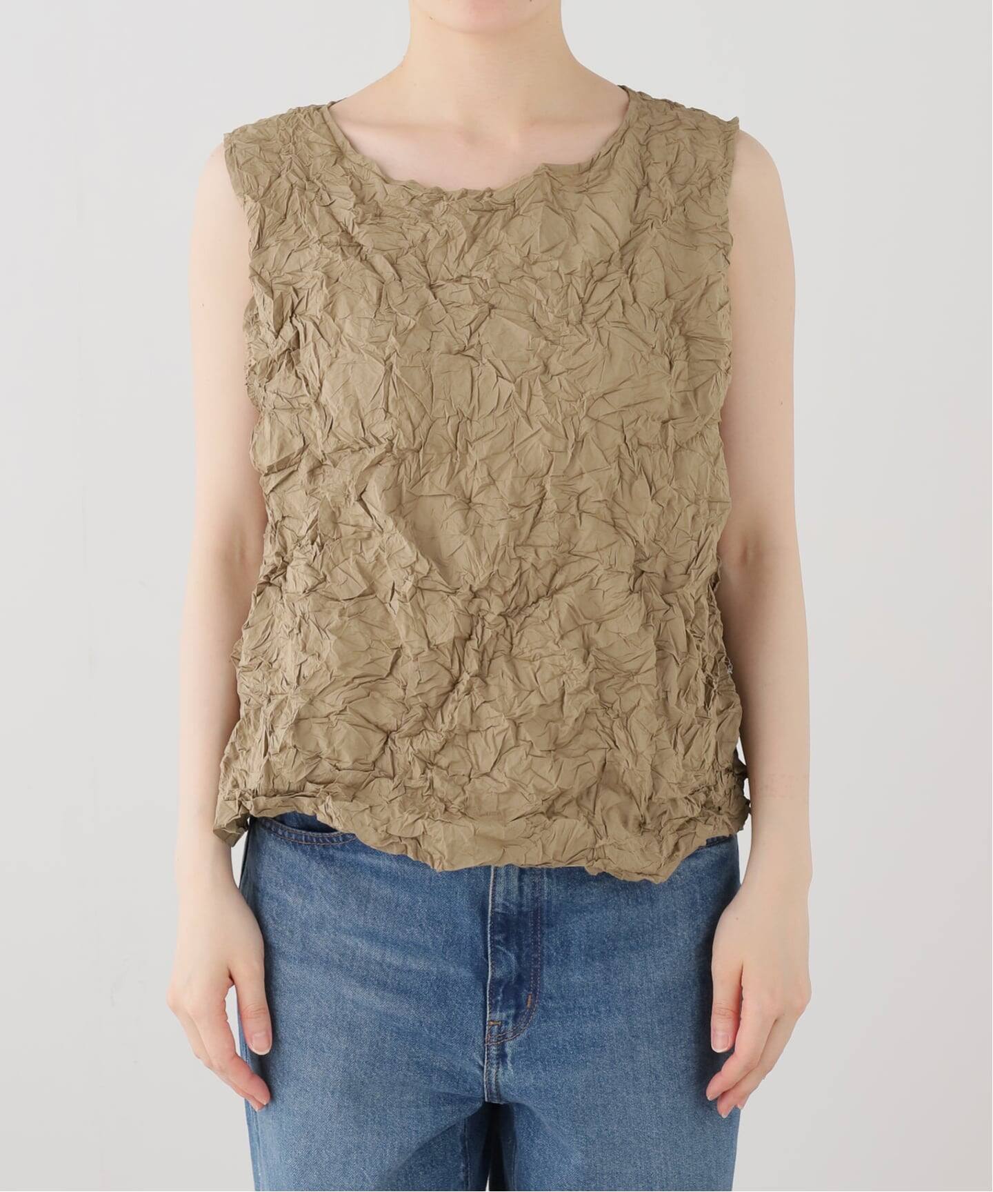 MANUELLE GUIBAL】TANK TOP CRINKORA（シャツ／ブラウス）｜journal