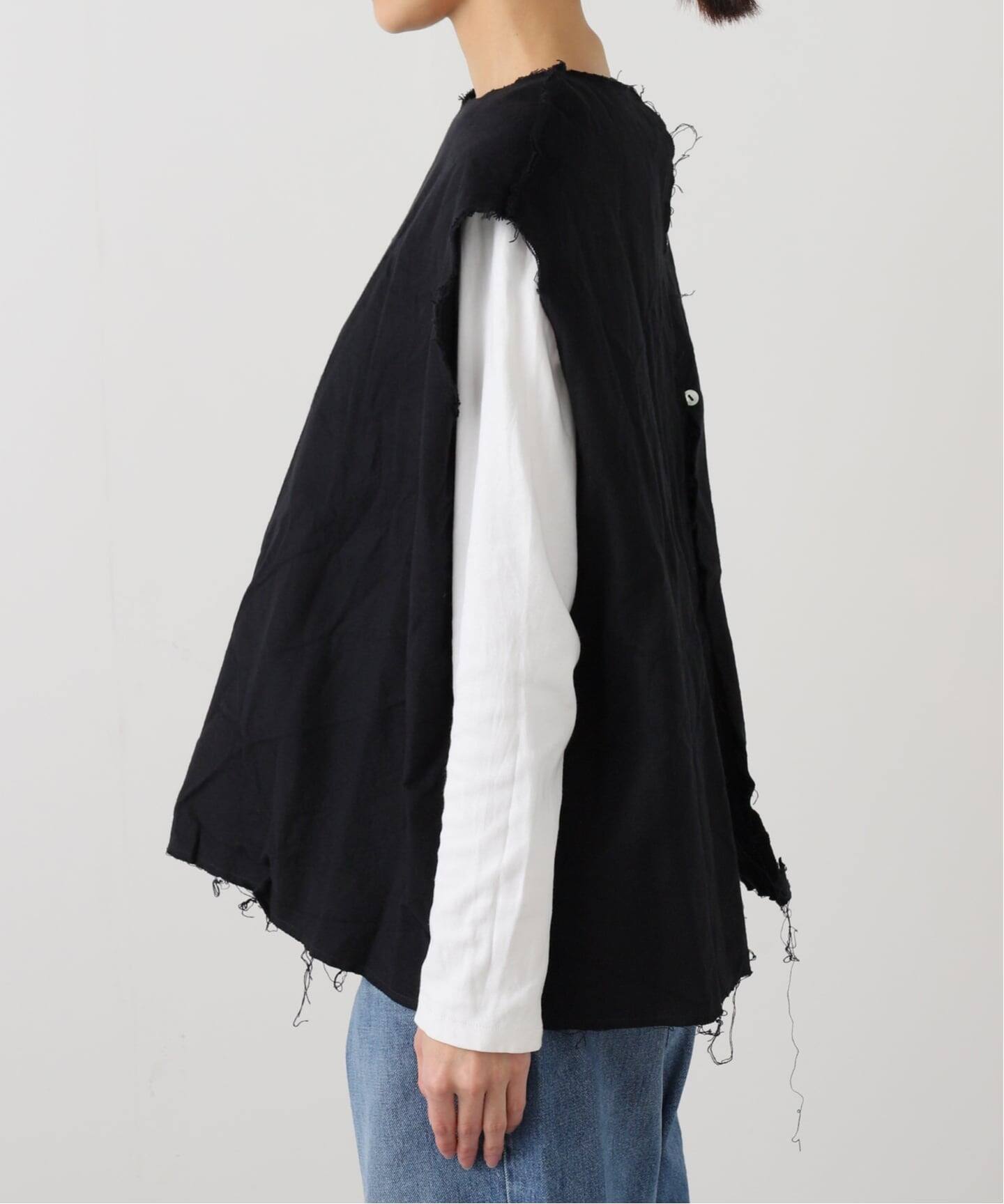 SCHA】 Open Back Cosy Big Vest 