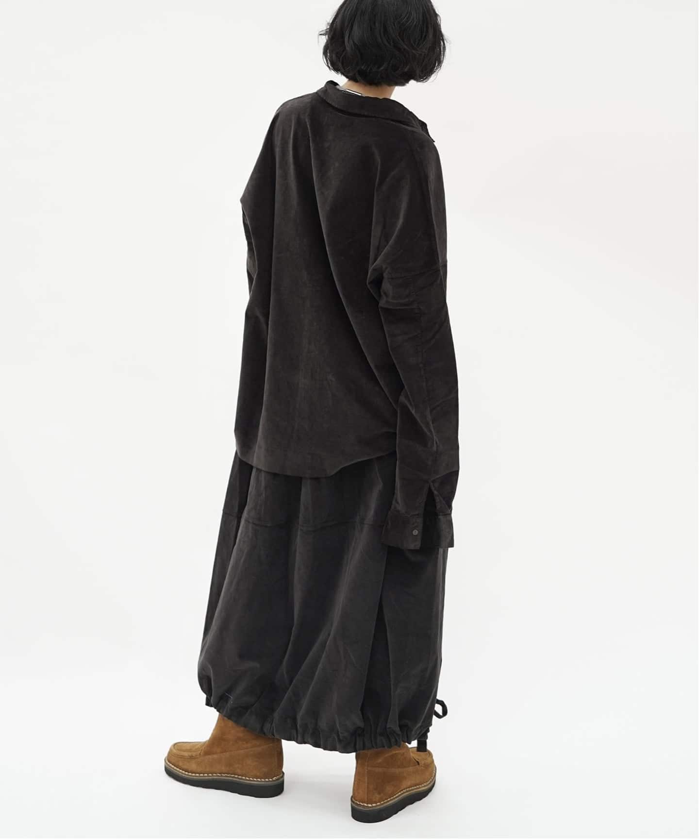 album di famiglia】UNISEX COLLAR SHIRT V（シャツ／ブラウス
