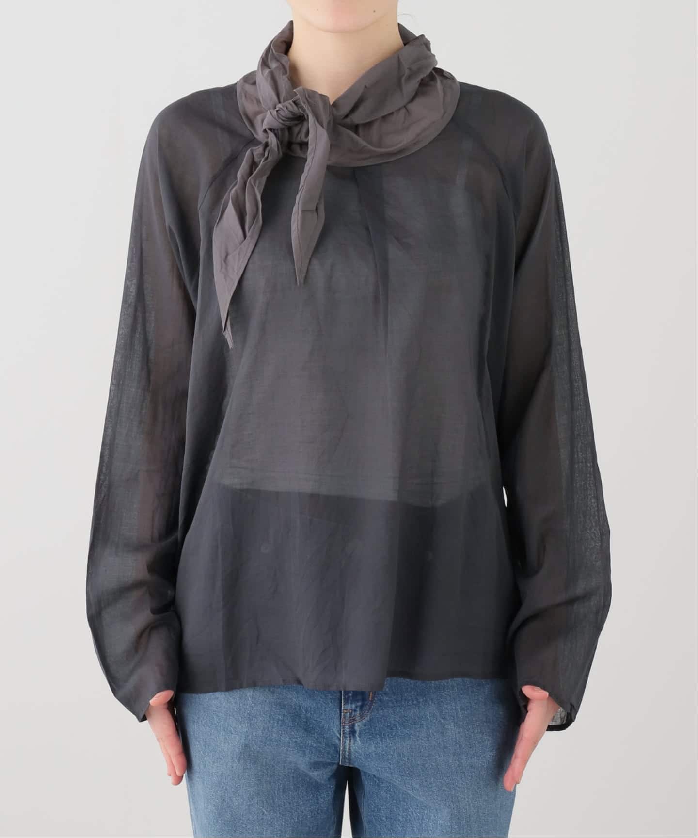elsa esturgie】BLOUSE WITH SCARF（シャツ／ブラウス）｜journal