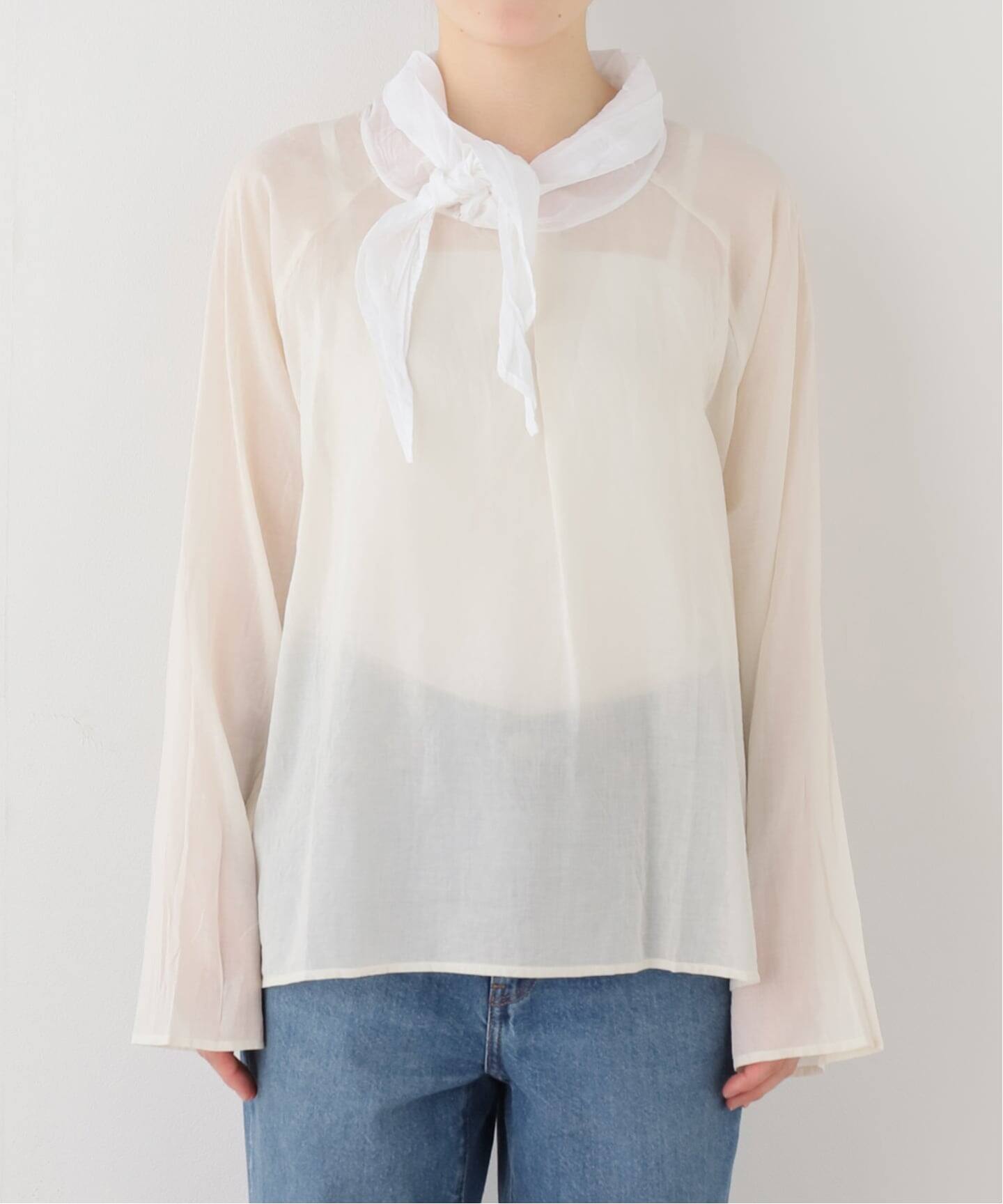 elsa esturgie】BLOUSE WITH SCARF（シャツ／ブラウス）｜journal 