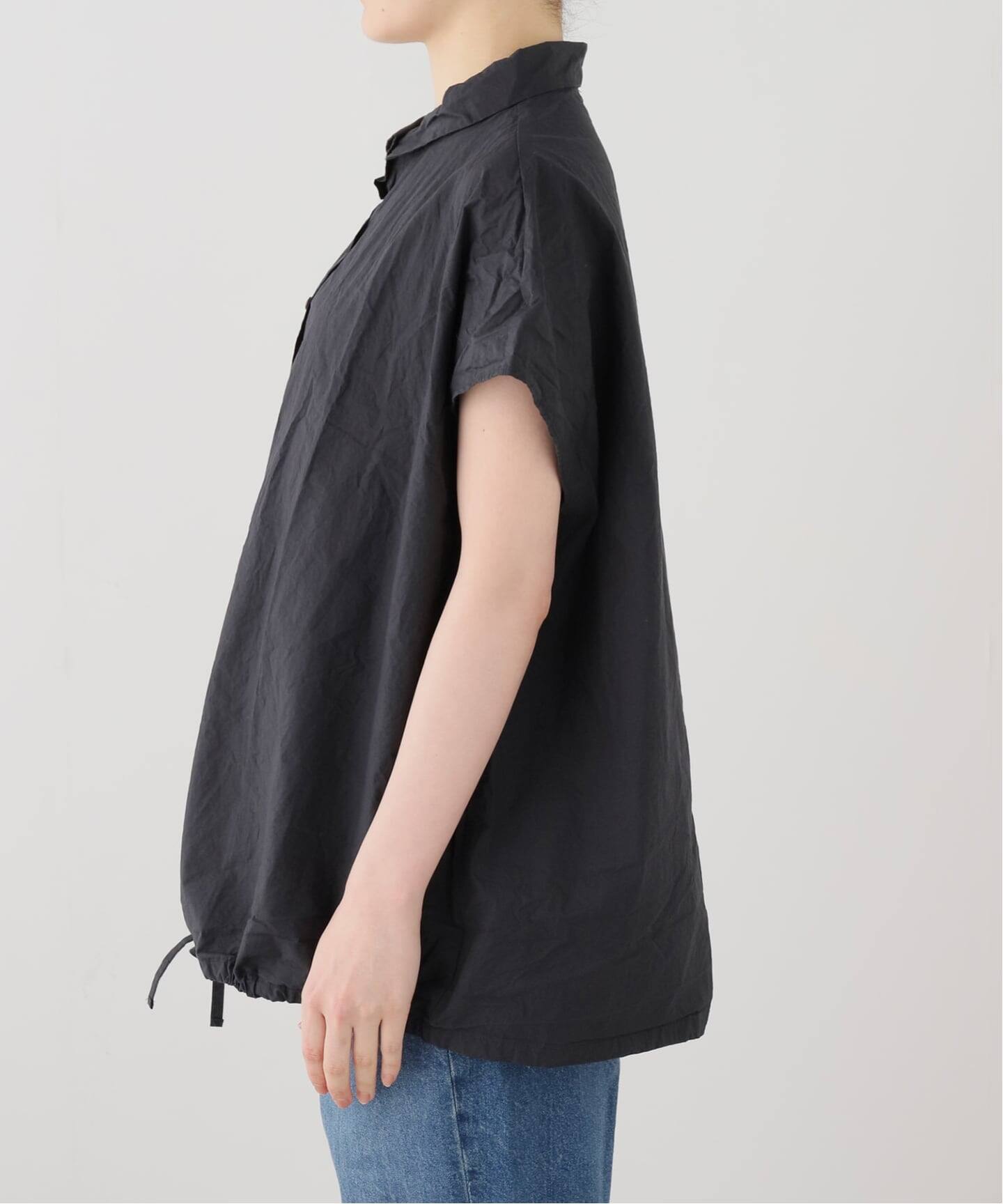 シャツ/ブラウス(半袖/袖なし) album di famiglia SHORT SLEEVELESS SHIRT Album Di Famiglia - Short Sleeveless Shirt TC Black