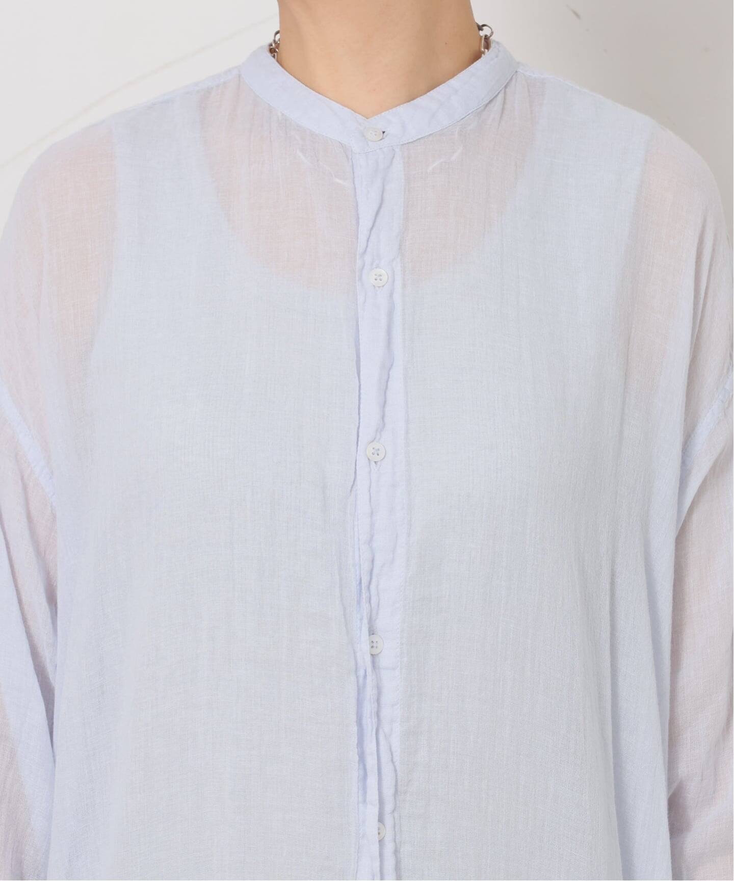 ARMEN】BANDED COLLAR LONG SHIRT 115cm（シャツ／ブラウス）｜journal 