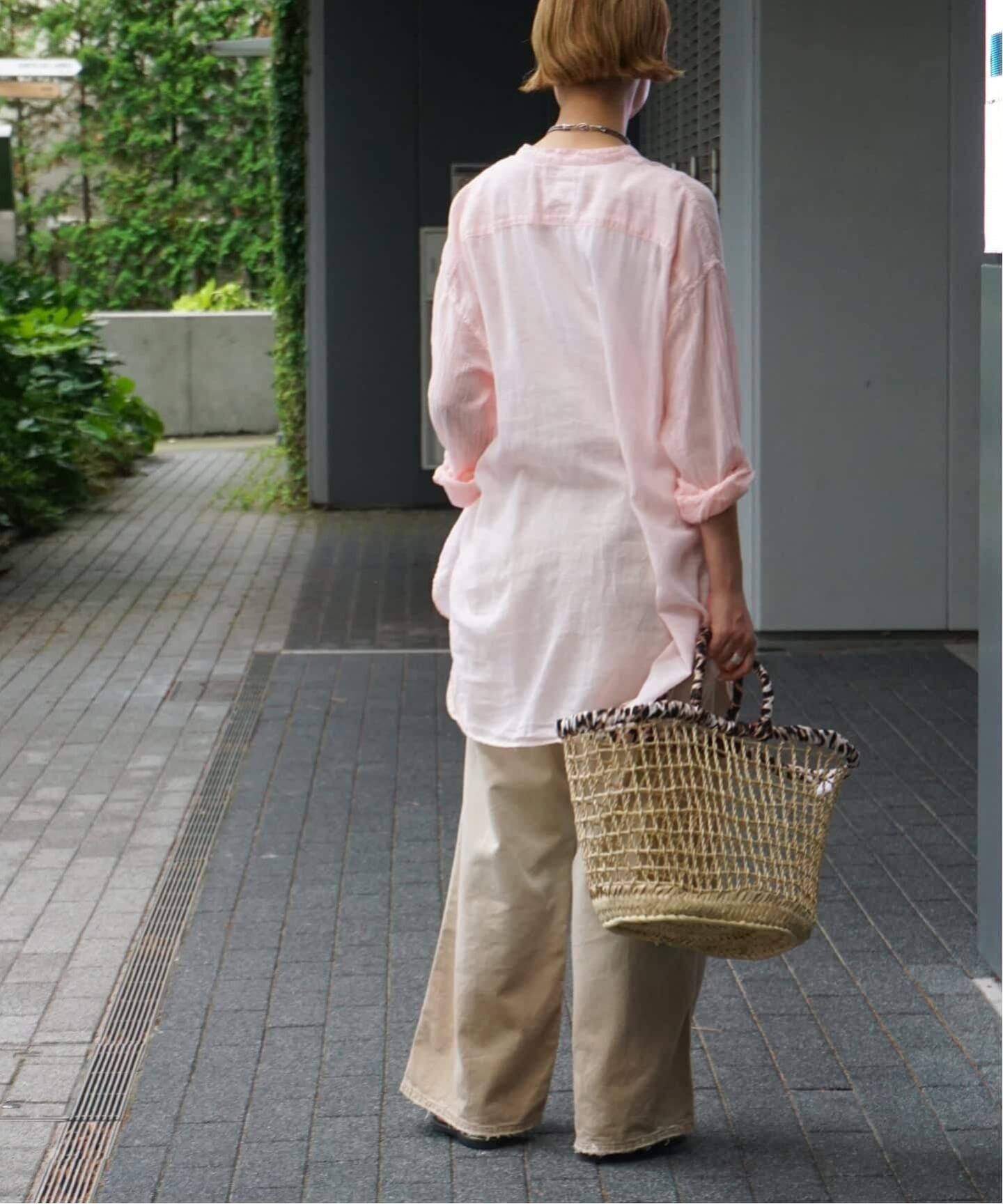 ARMEN】 BANDED COLLAR LONG SHIRT 85cm（シャツ／ブラウス）｜journal 