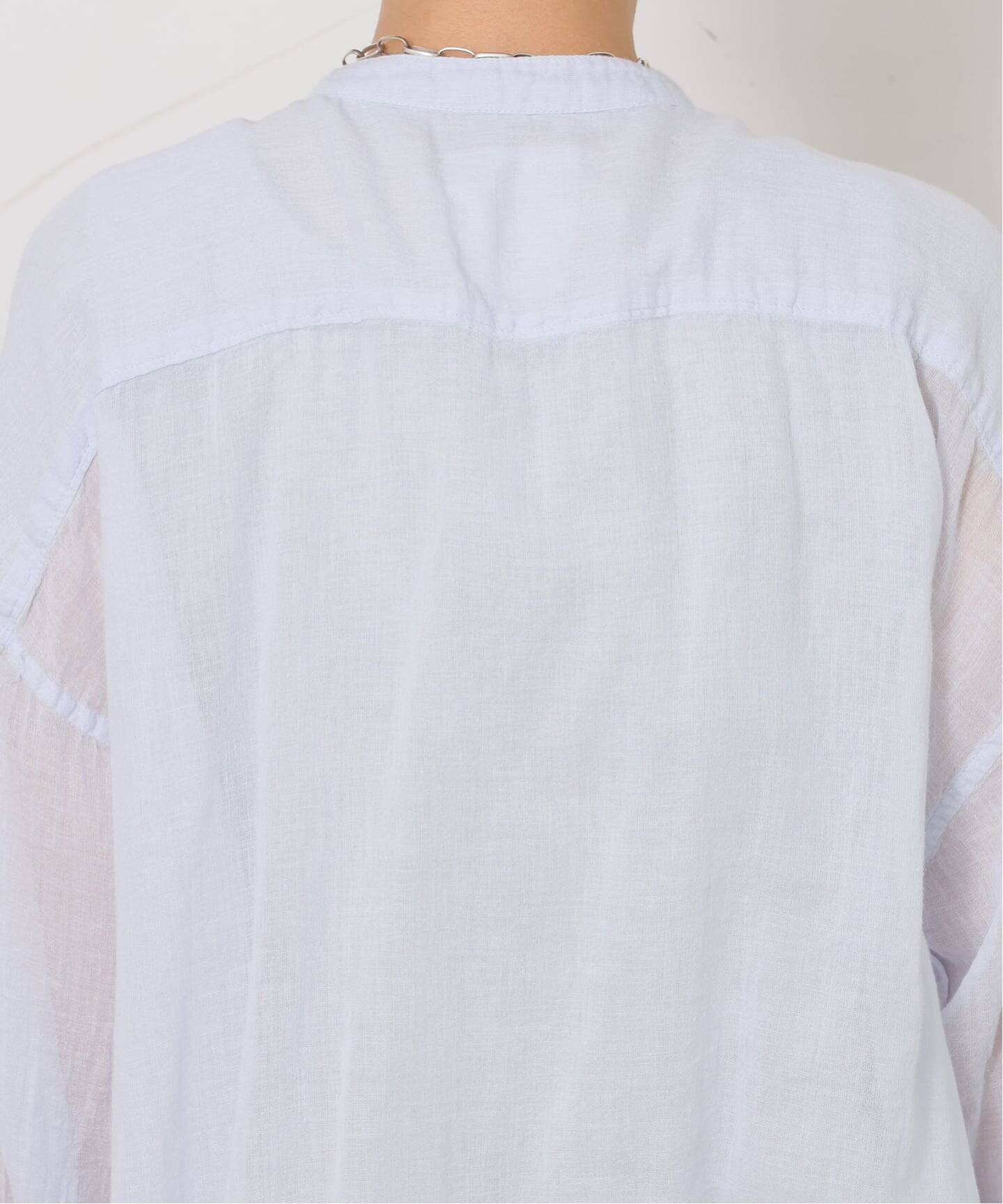 ARMEN】 BANDED COLLAR LONG SHIRT 85cm（シャツ／ブラウス）｜journal 