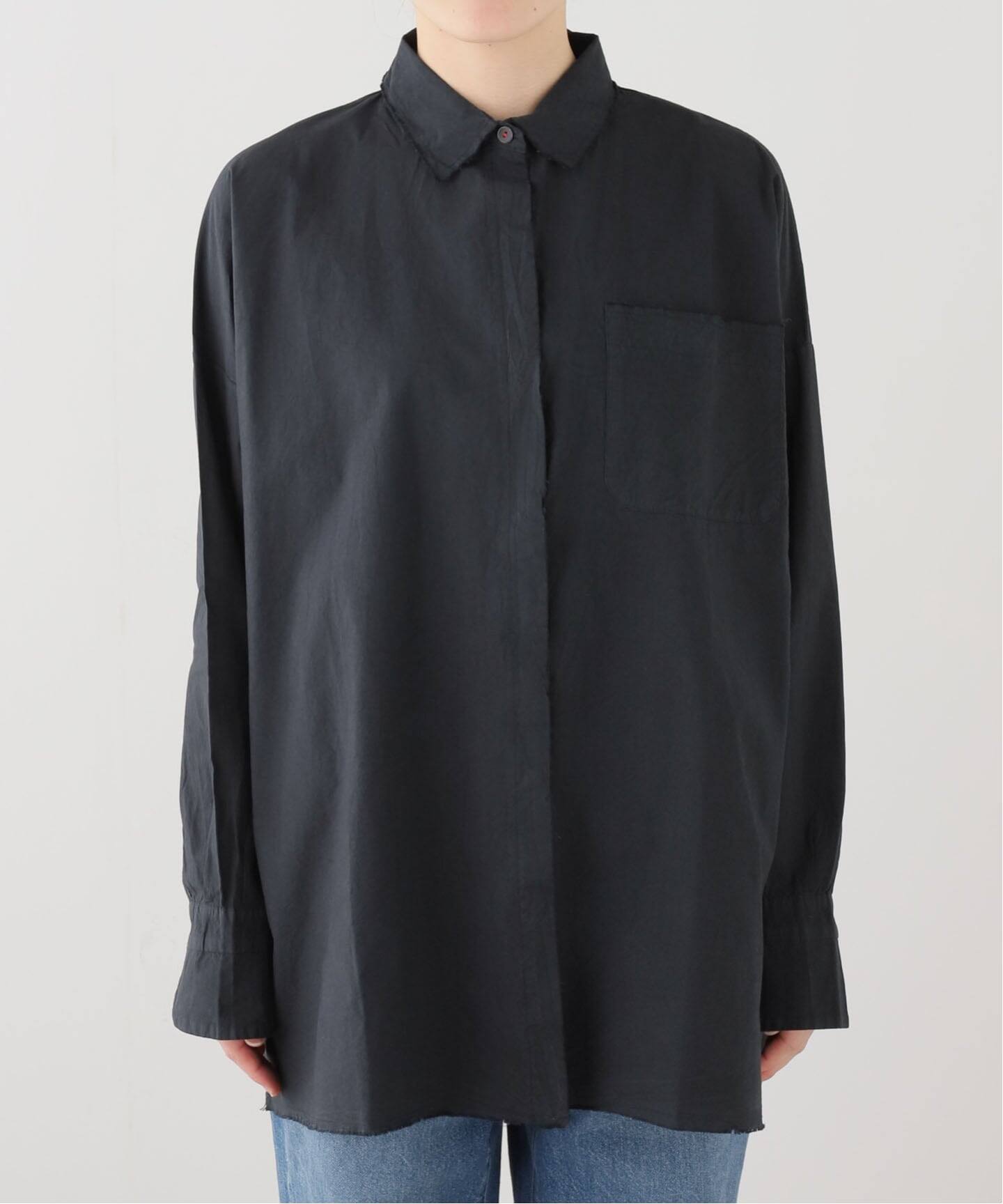 H+ HANNOH WESSEL シャツ　チュニック　コットン　サイズ38 H+HANNOH WESSEL】 SHIRT Sienna（シャツ／ブラウス）｜journal