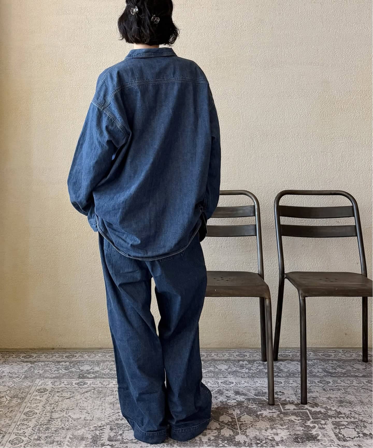 chimala】US NAVY DENIM DECK SHIRT（シャツ／ブラウス）｜journal