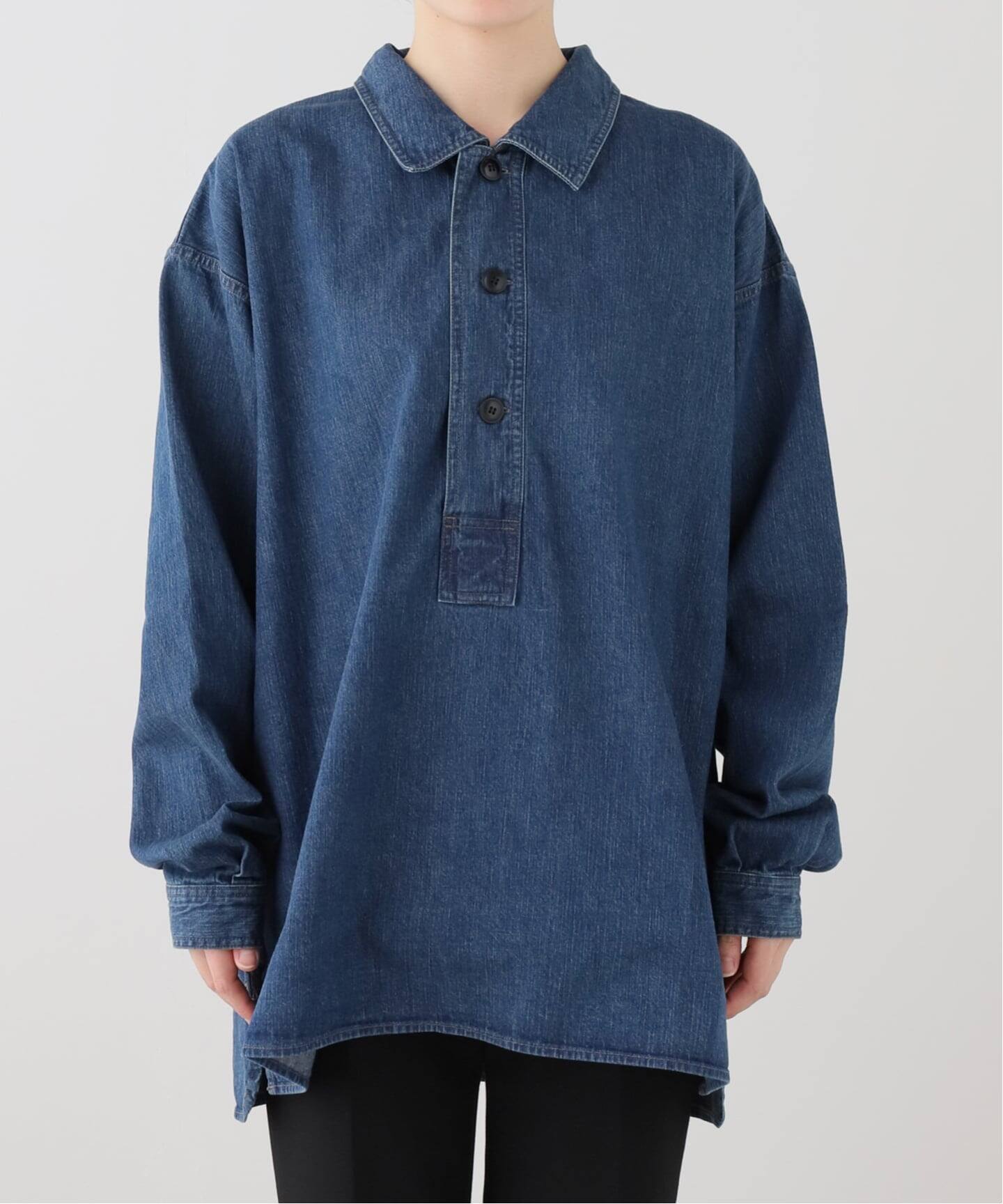 chimala】US NAVY DENIM DECK SHIRT（シャツ／ブラウス）｜journal