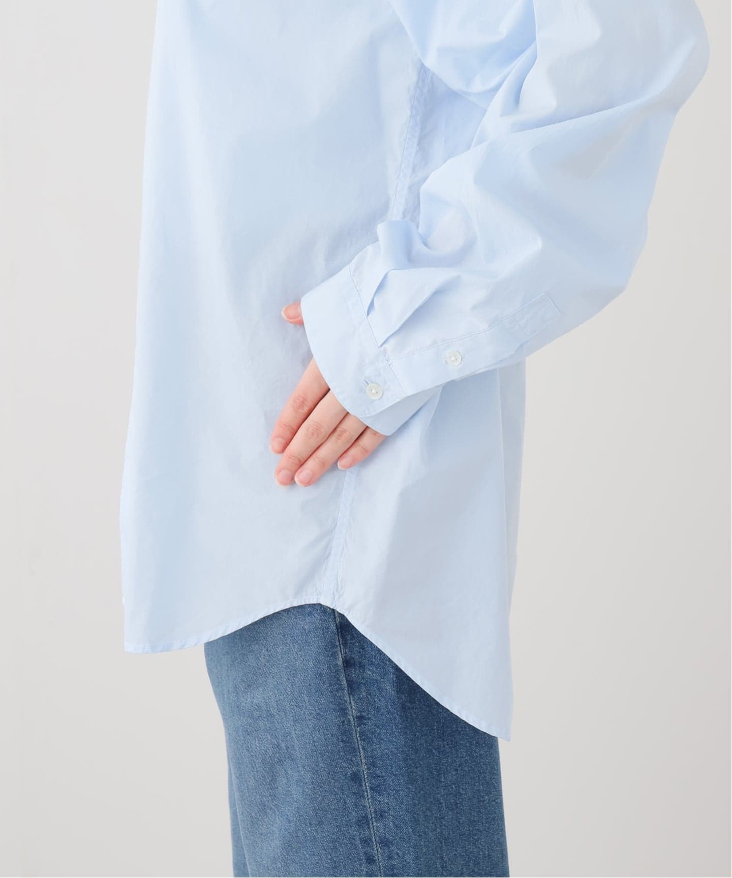 ATON 【journal standard luxe】 ATON】SHRINK COTTON LAWN OVERSIZED SHIRT（シャツ／ブラウス