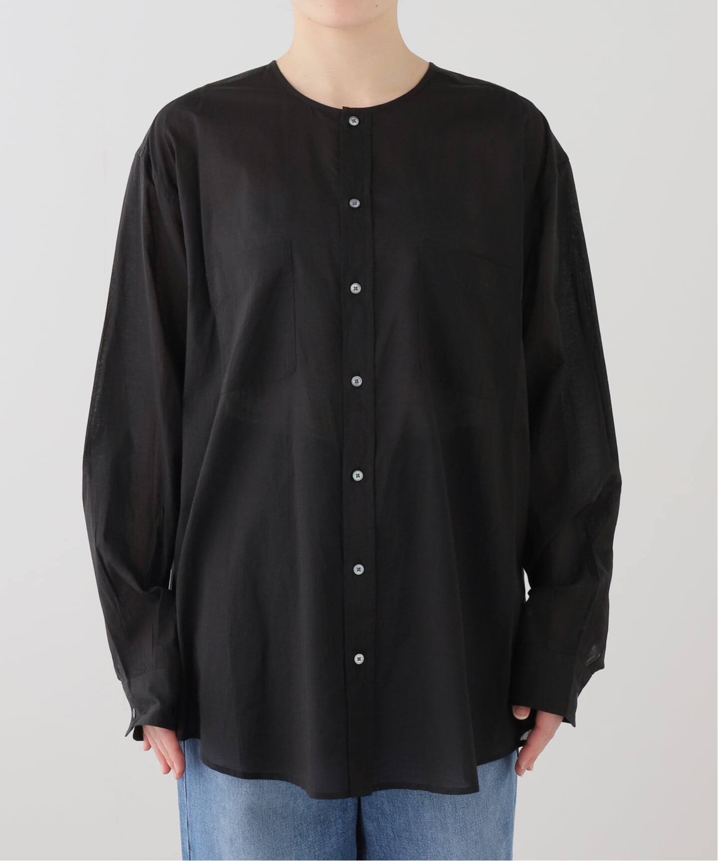 VAS-Y LENTEMENT】CREW-NECK OVERSIZED SHIRT（シャツ／ブラウス