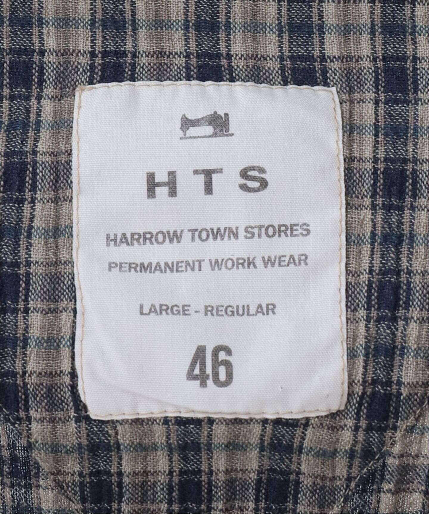 HTS】COTTON CHECK HENRY NECK（シャツ／ブラウス）｜journal standard
