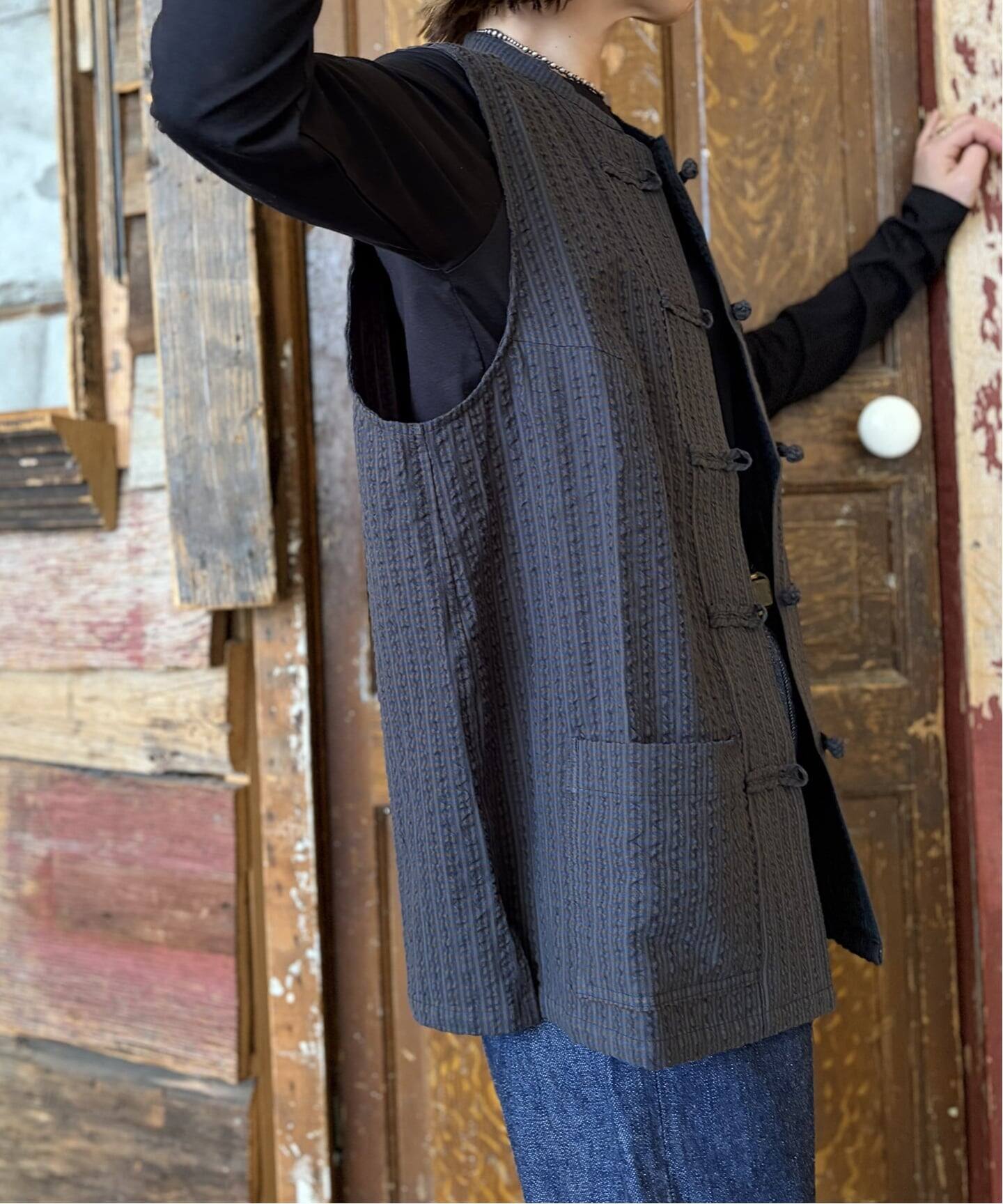 chimala】 GINGHAMCHECK CHINA CAMISOLE（シャツ／ブラウス）｜journal