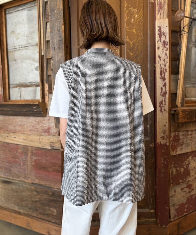 chimala】 GINGHAMCHECK CHINA CAMISOLE（シャツ／ブラウス）｜journal 