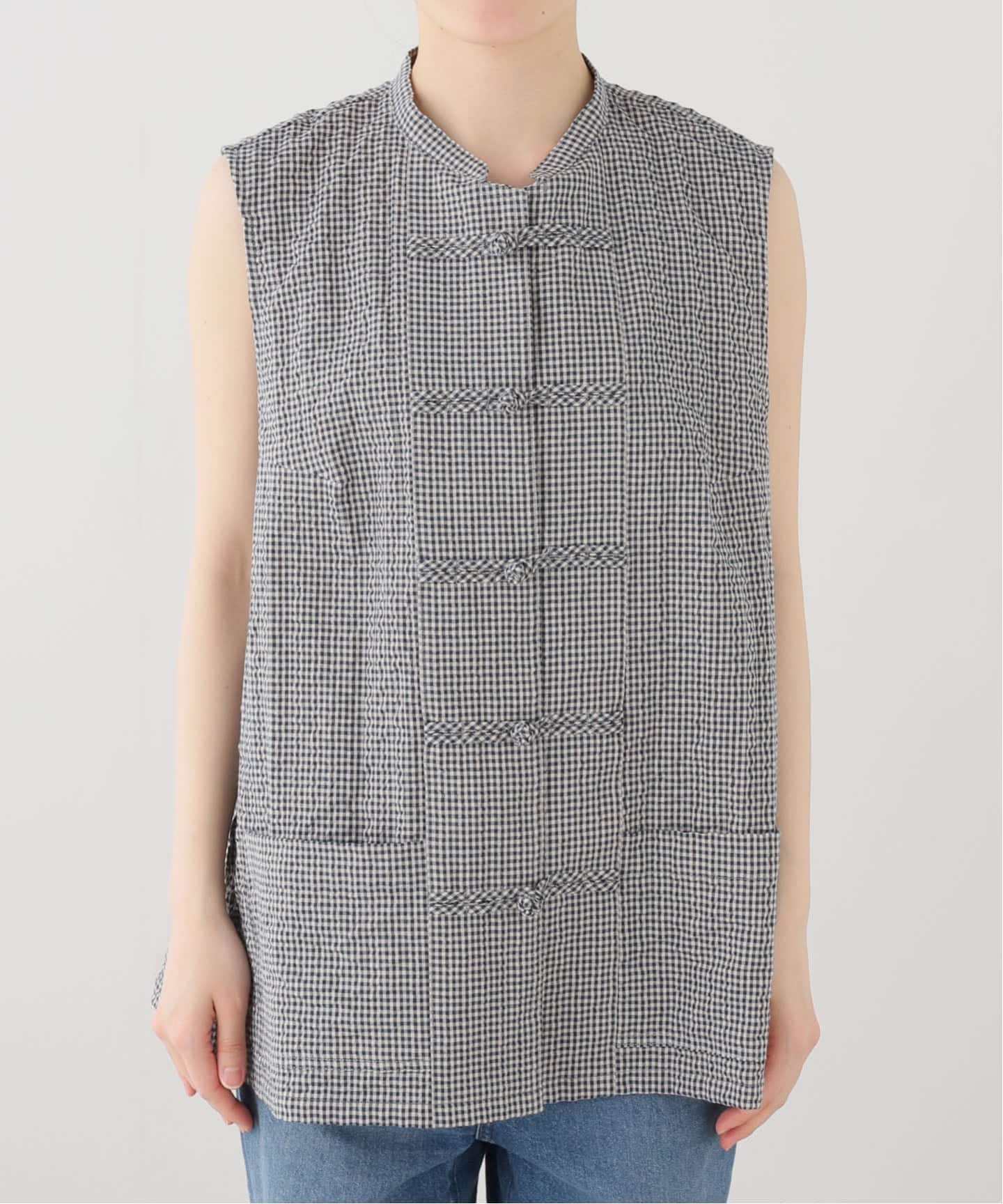 chimala】 GINGHAMCHECK CHINA CAMISOLE（シャツ／ブラウス）｜journal