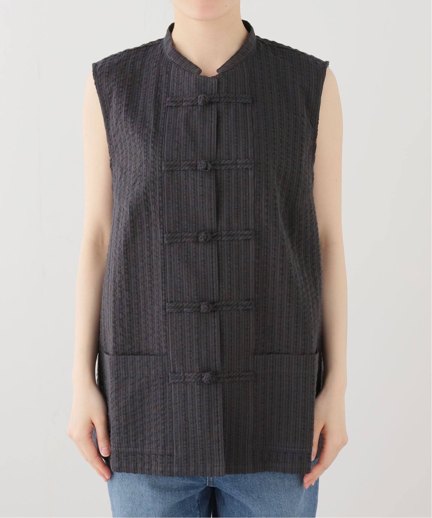 chimala】 GINGHAMCHECK CHINA CAMISOLE（シャツ／ブラウス）｜journal