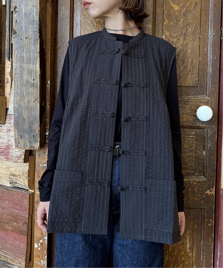 chimala】 GINGHAMCHECK CHINA CAMISOLE（シャツ／ブラウス）｜journal 