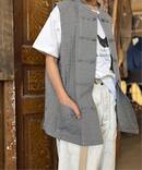 【chimala】 GINGHAMCHECK CHINA CAMISOLE