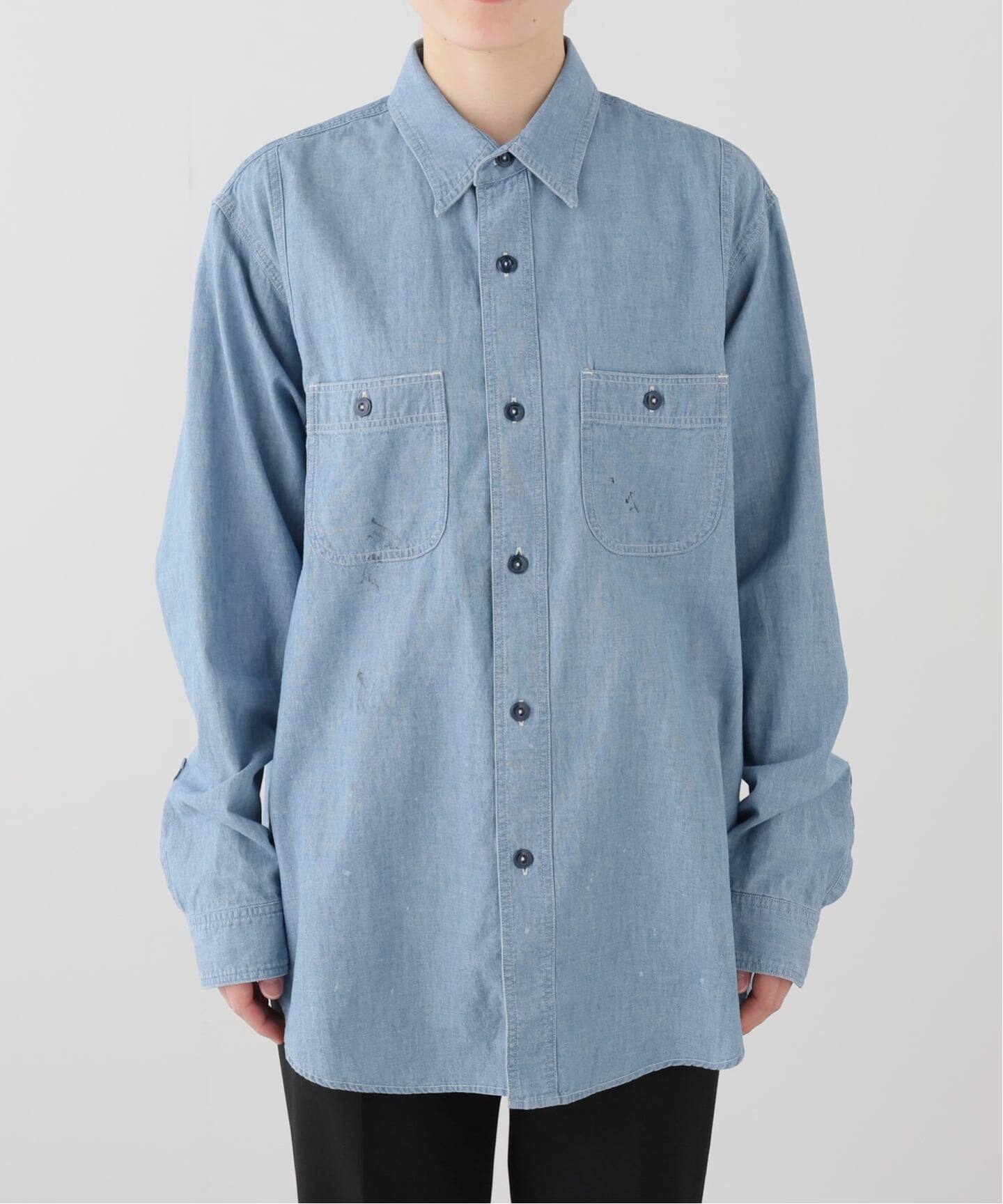 chimala】5OZ VINTAGE CHAMBRAY WORK SHIRT（シャツ／ブラウス