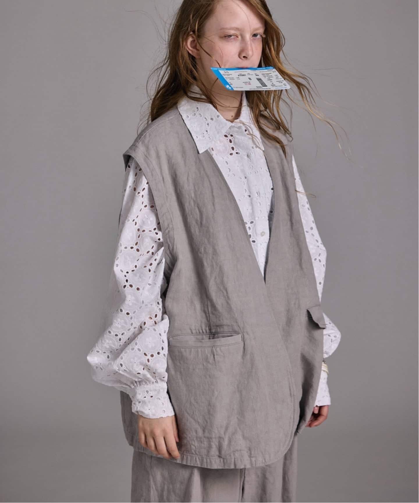 予約》【SoSUE】 SHIRT ANTONIA LACE（シャツ／ブラウス）｜journal