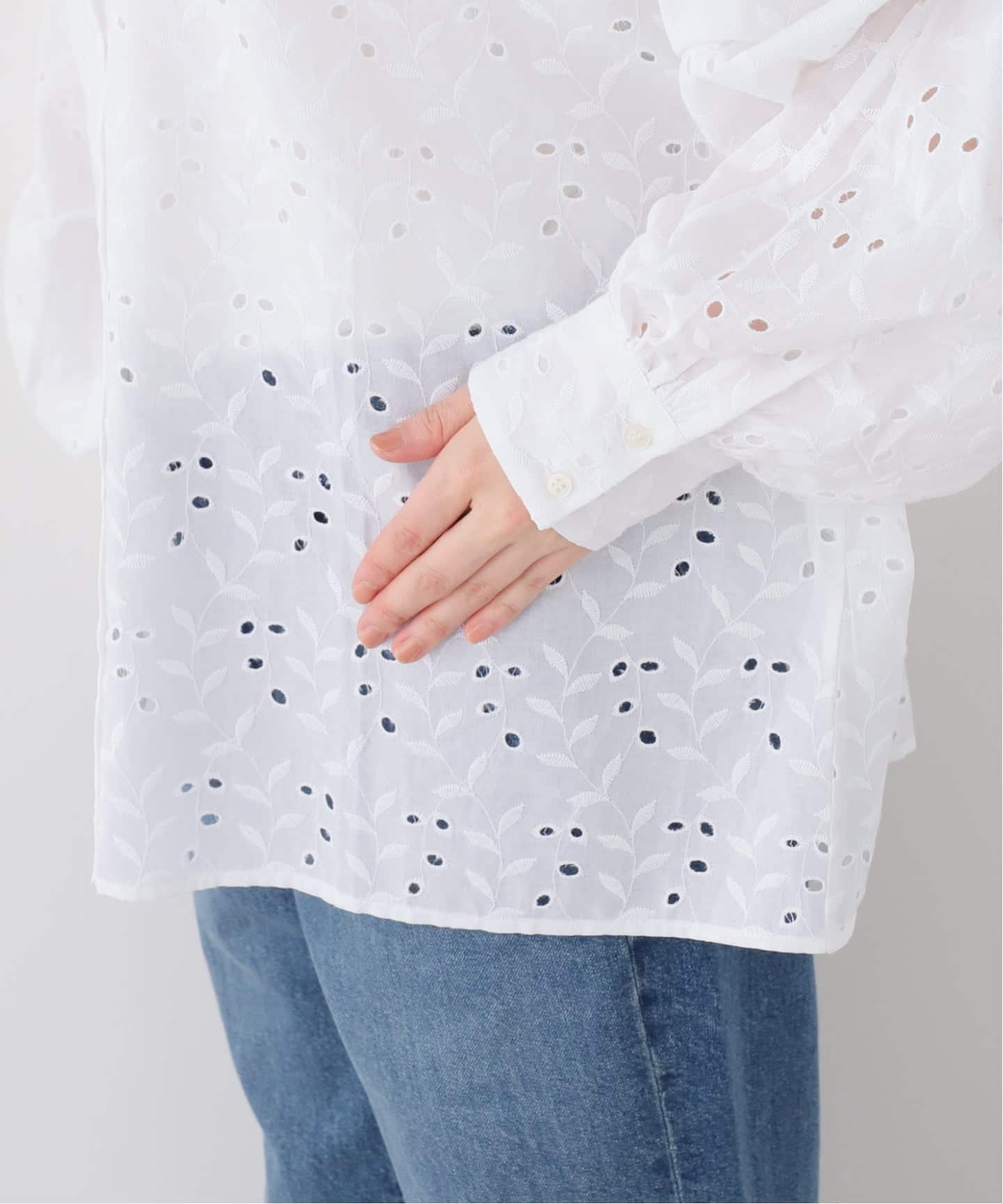 予約》【SoSUE】 SHIRT ANTONIA LACE（シャツ／ブラウス）｜journal