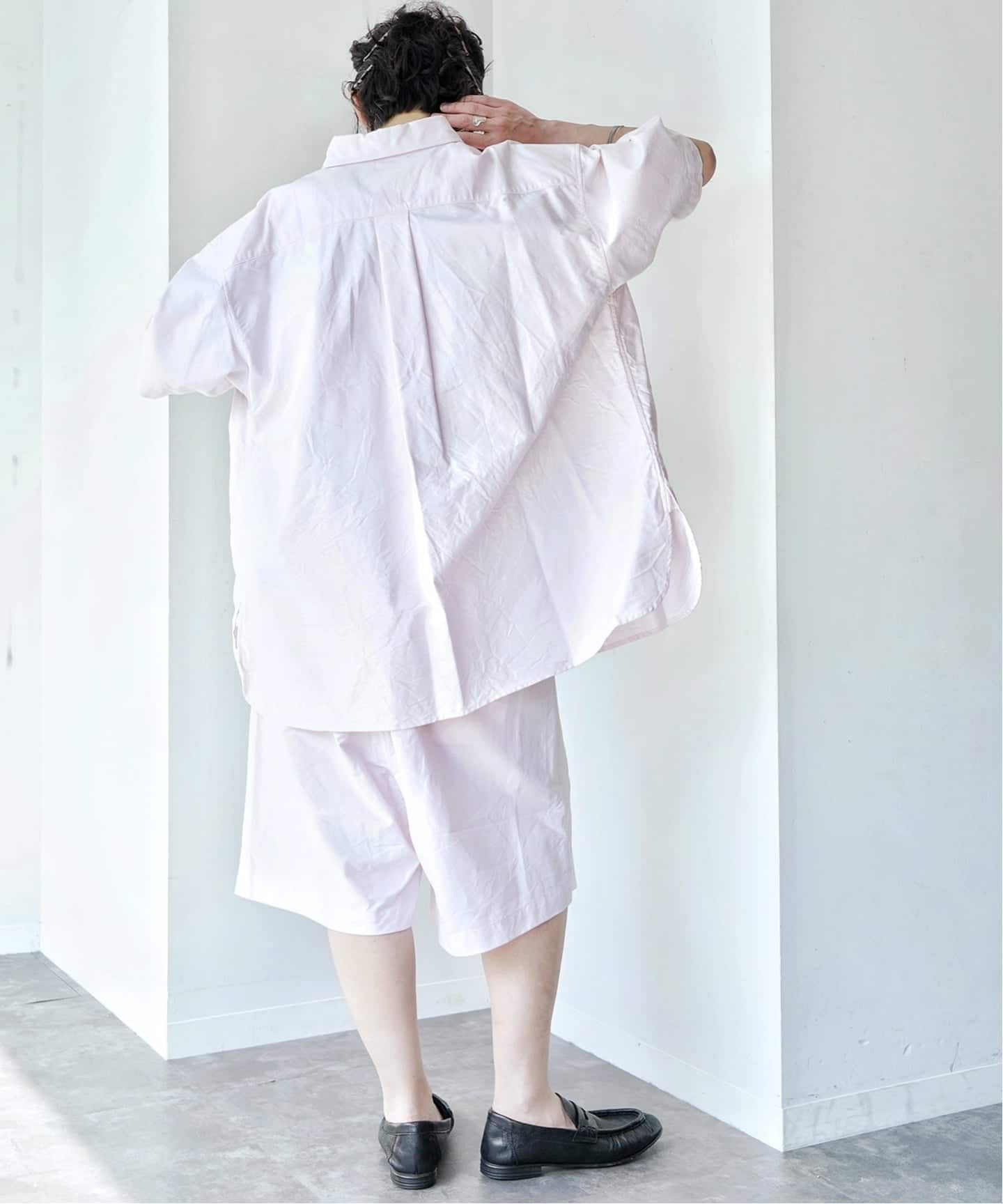 TOUJOURS】 OX Half Sleeve Baggy B.D. Shirt（シャツ／ブラウス