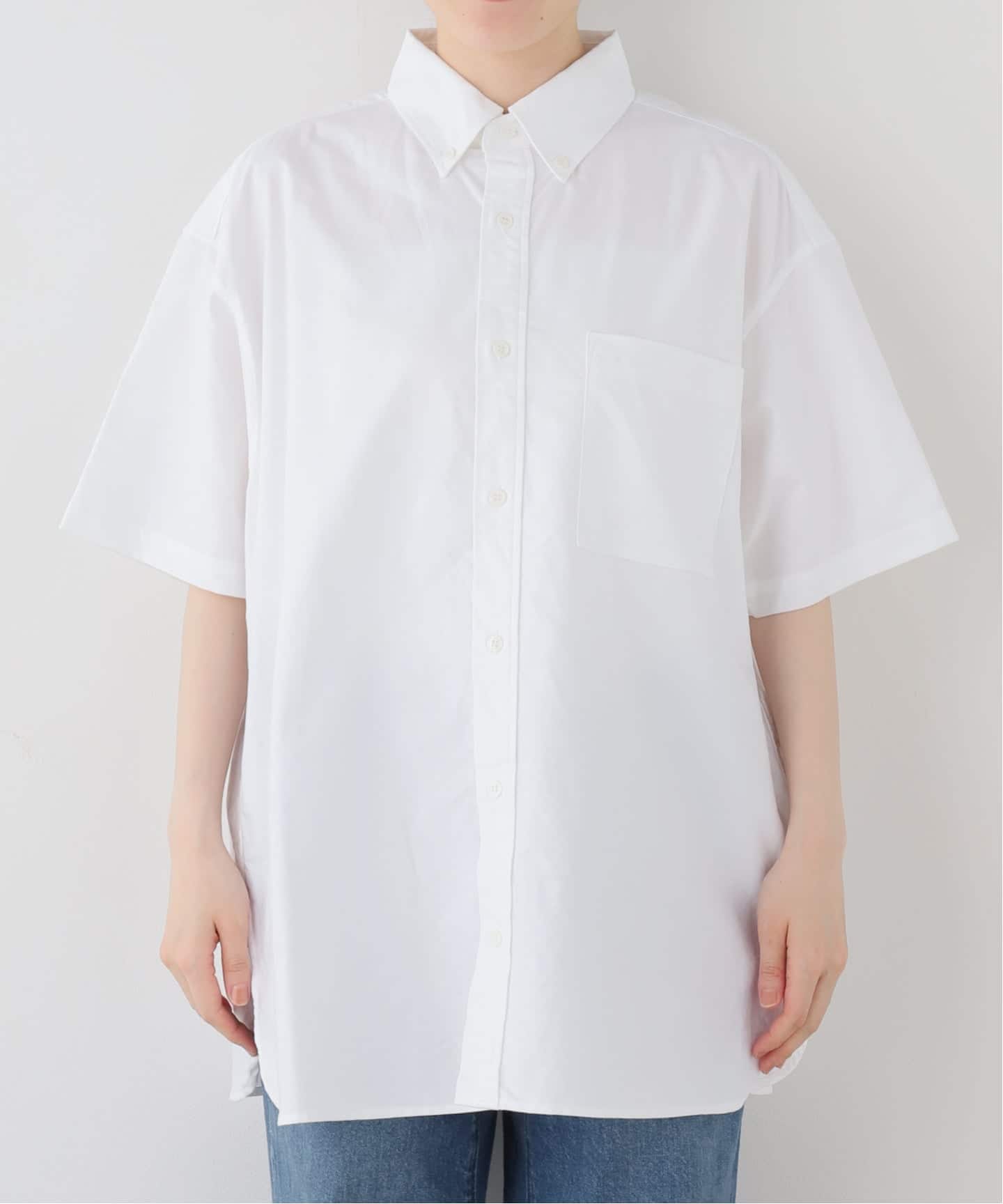 TOUJOURS】 OX Half Sleeve Baggy B.D. Shirt（シャツ／ブラウス