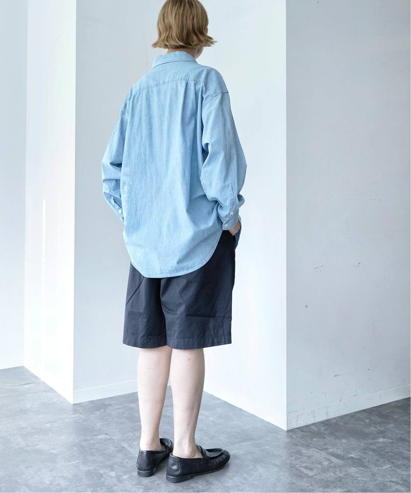 TOUJOURS】 FCHAMBRAY Double Pocket Field S（シャツ／ブラウス