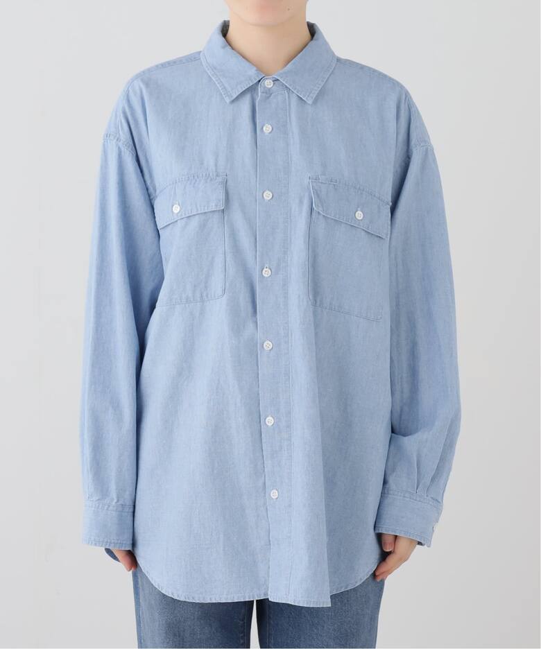 TOUJOURS】 FCHAMBRAY Double Pocket Field S（シャツ／ブラウス 