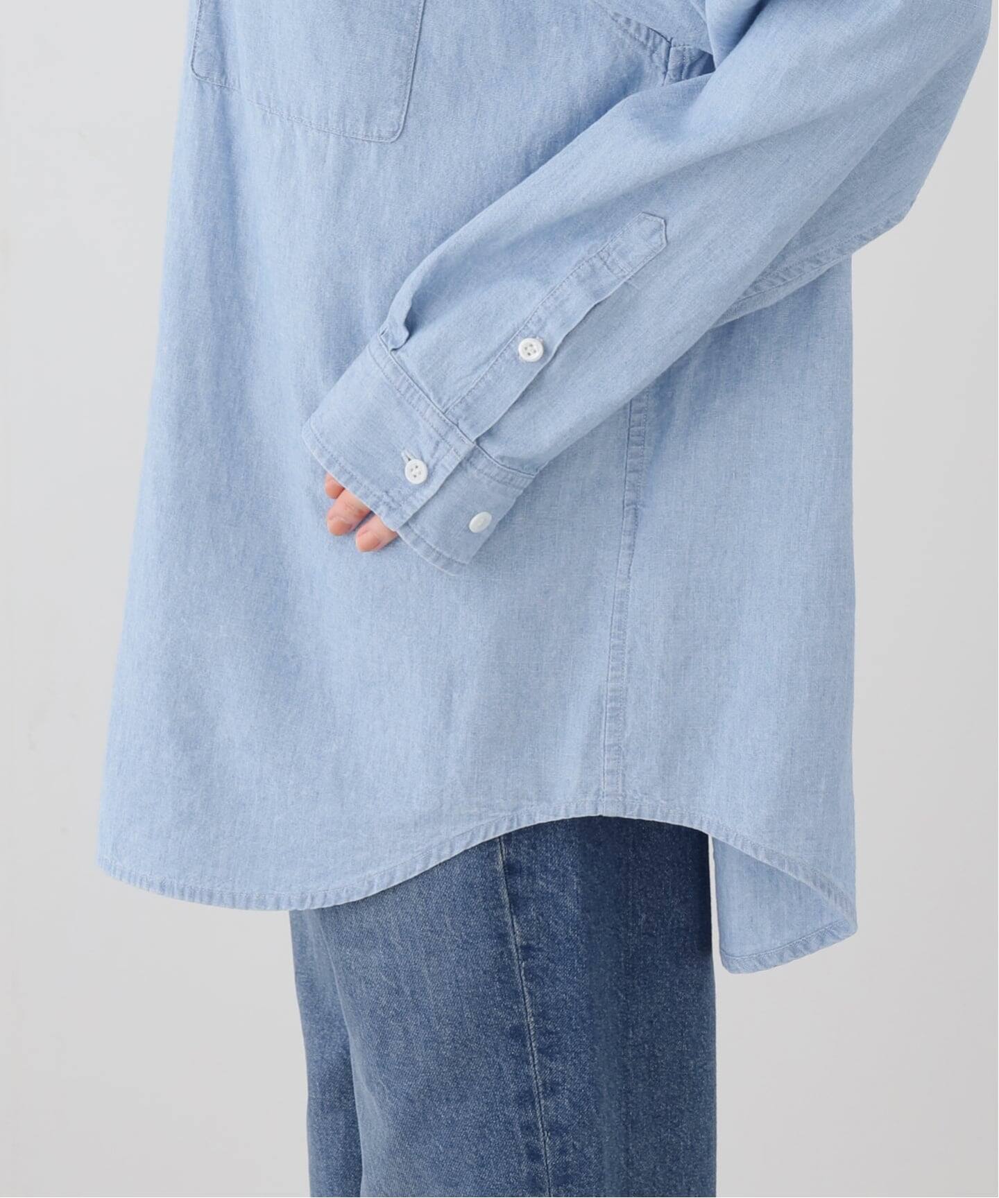 TOUJOURS】 FCHAMBRAY Double Pocket Field S（シャツ／ブラウス