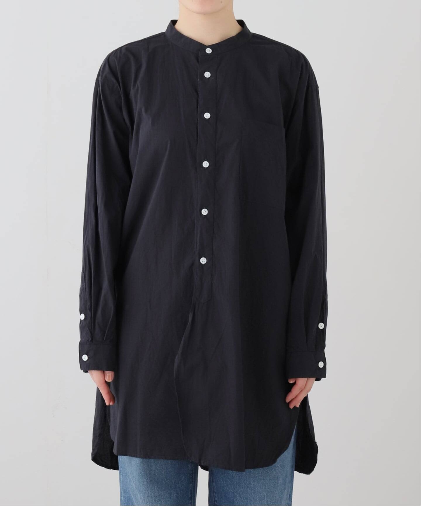 TOUJOURS】 FINE YARN COTTON Classic Band C（シャツ／ブラウス
