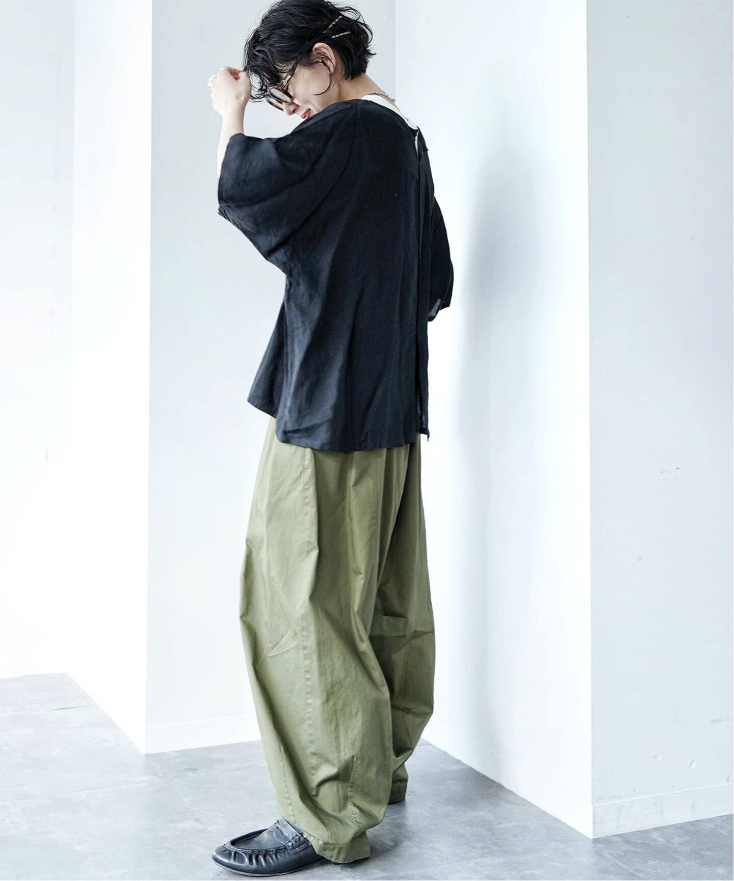 TOUJOURS】 BELGIAN LINEN Over Shirt（シャツ／ブラウス）｜journal 