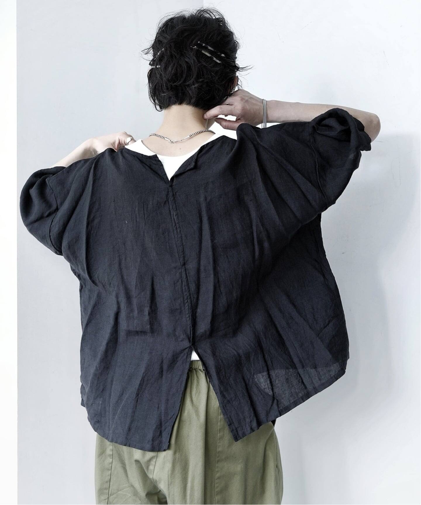TOUJOURS】 BELGIAN LINEN Over Shirt（シャツ／ブラウス）｜journal 