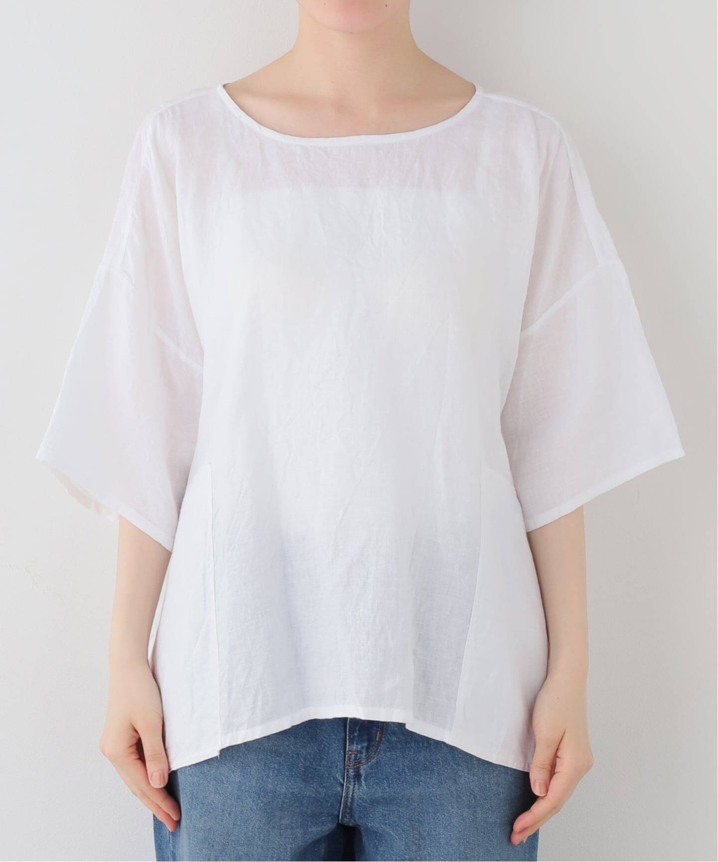 TOUJOURS】 BELGIAN LINEN Over Shirt（シャツ／ブラウス）｜journal 