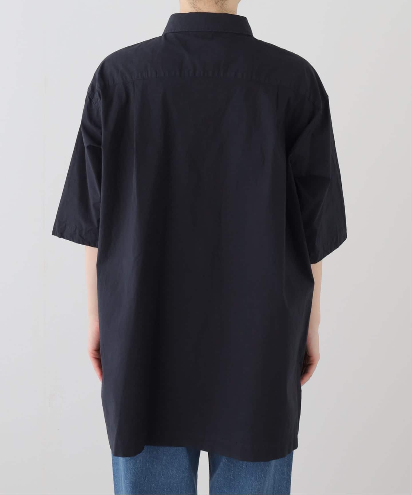 TOUJOURS】 Half Sleeve Big Coverall Shirt（シャツ／ブラウス