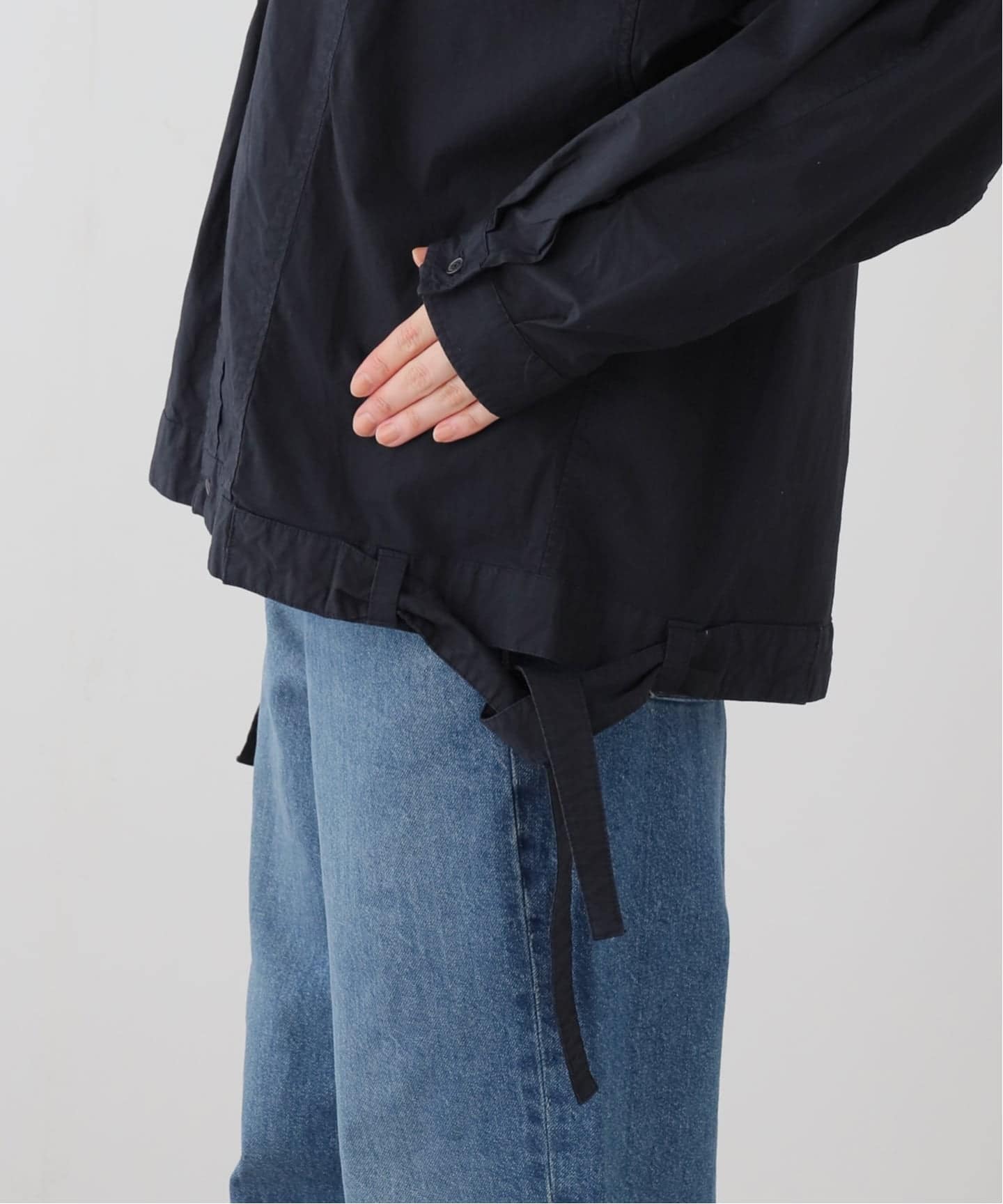 TOUJOURS 】Side String Blouson Shirt（シャツ／ブラウス）｜journal