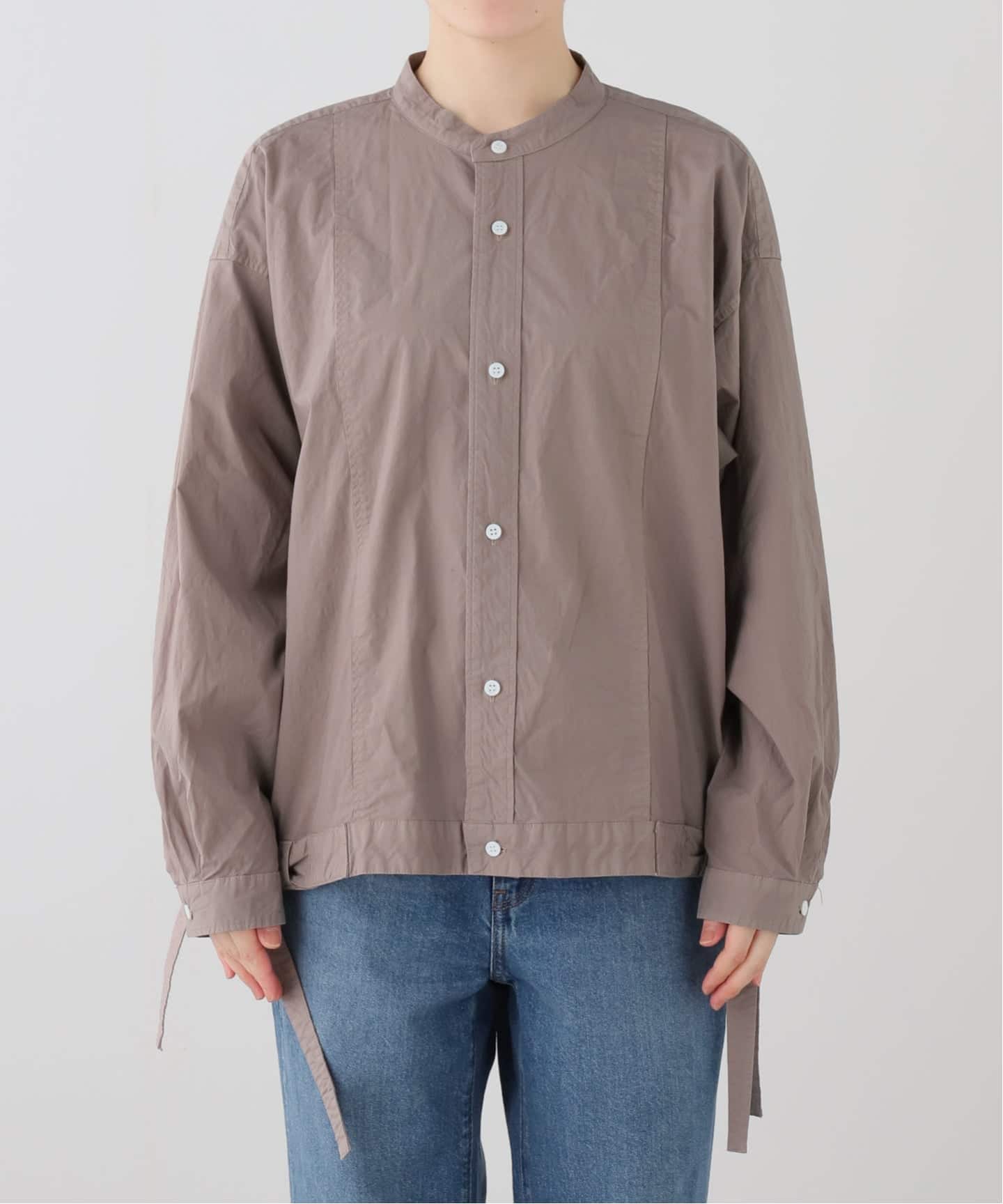 TOUJOURS 】Side String Blouson Shirt（シャツ／ブラウス）｜journal