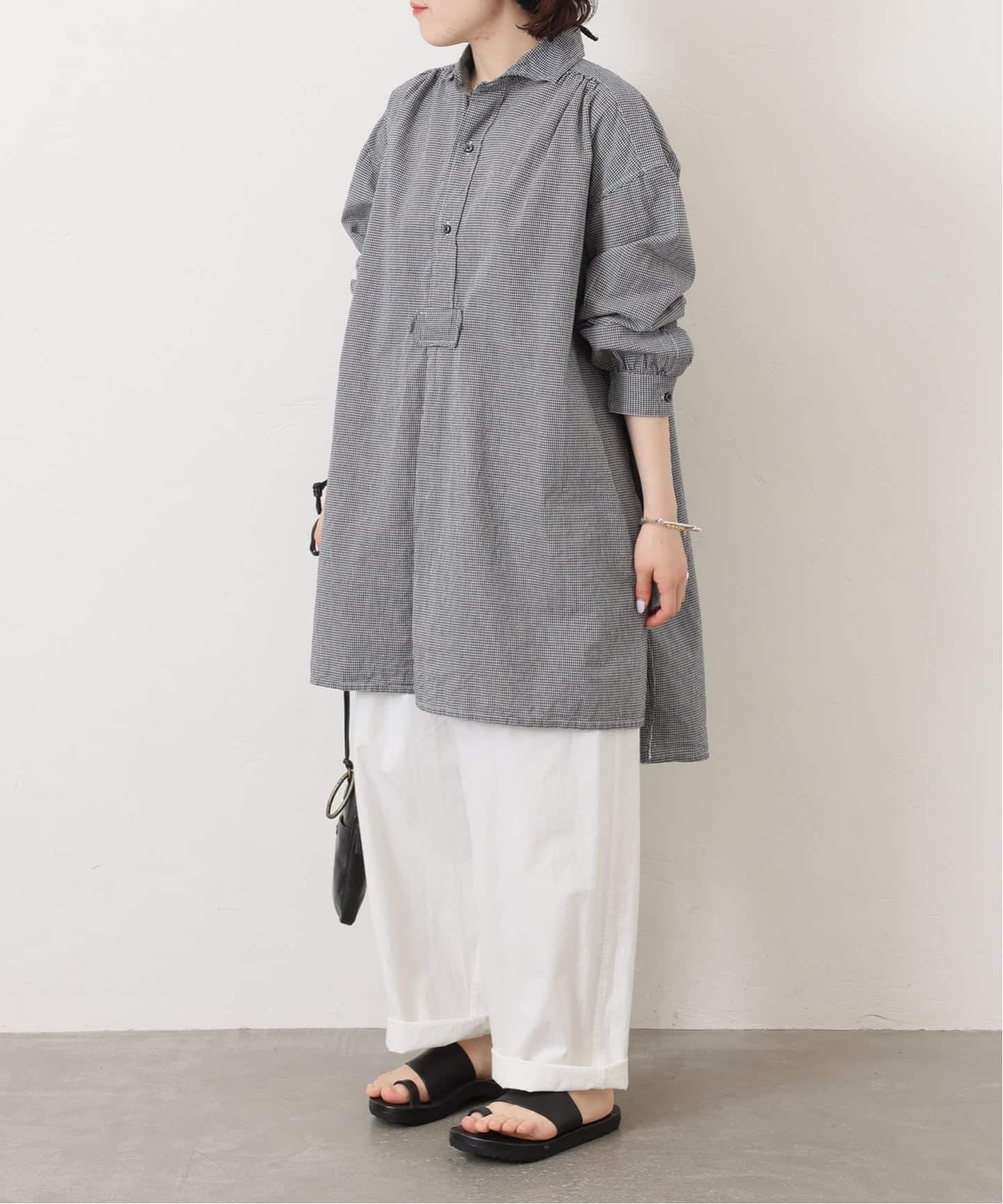 ARMEN】SEERSUCKER GINGHAM WORK SHIRT（シャツ／ブラウス）｜journal