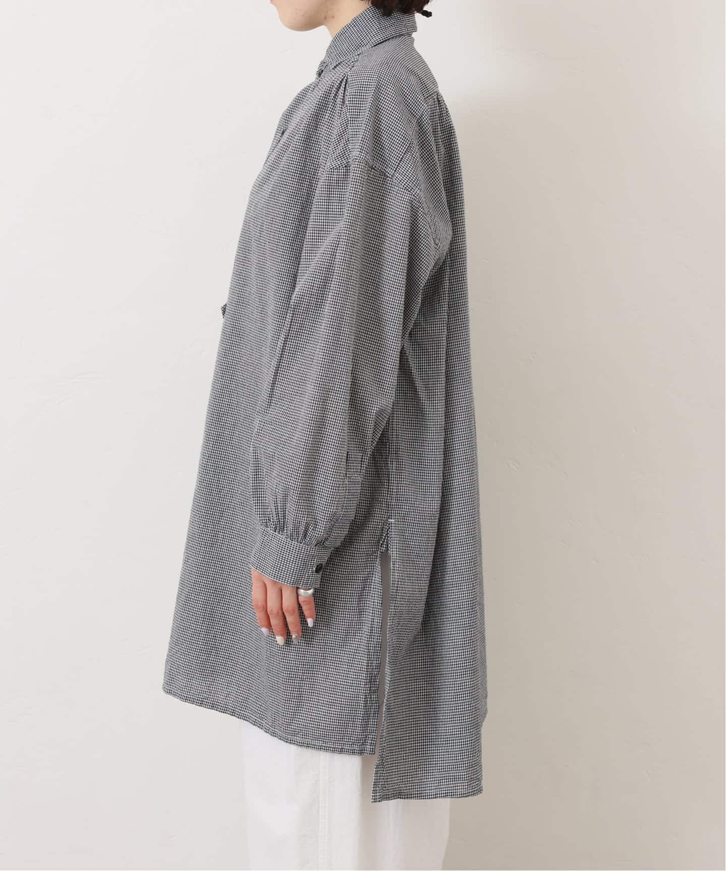 ARMEN】SEERSUCKER GINGHAM WORK SHIRT（シャツ／ブラウス）｜journal