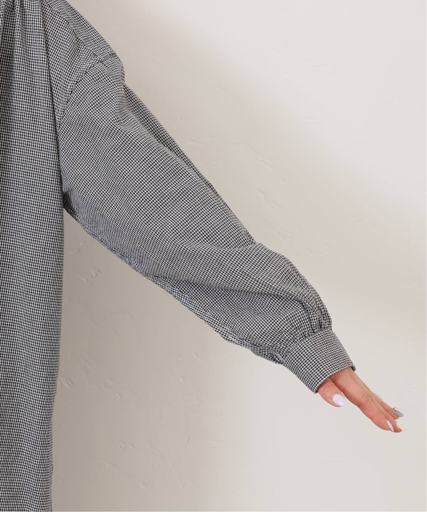jsラックス ARMEN POPLINSKIPPER SHIRT ARMEN】SEERSUCKER GINGHAM WORK SHIRT（シャツ／ブラウス）｜journal