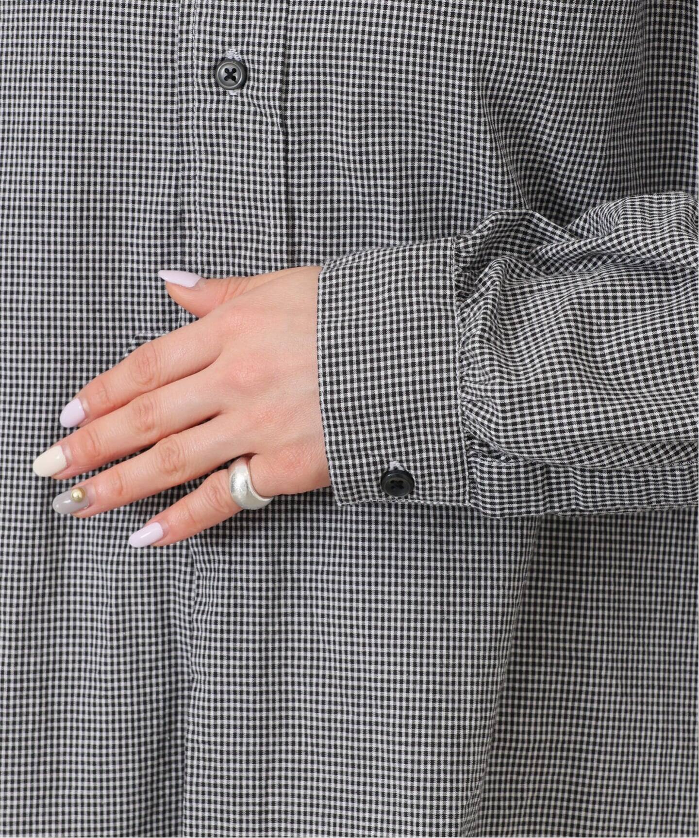 ARMEN】SEERSUCKER GINGHAM WORK SHIRT（シャツ／ブラウス）｜journal