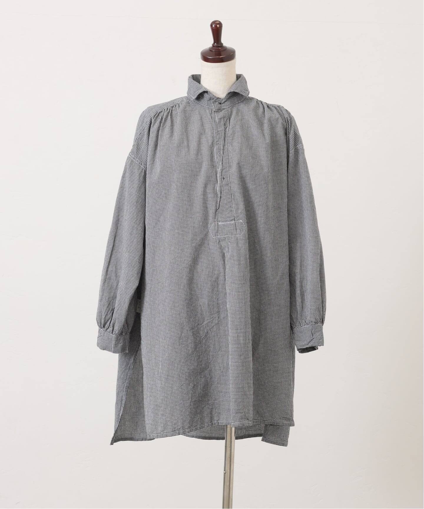 ARMEN】SEERSUCKER GINGHAM WORK SHIRT（シャツ／ブラウス）｜journal