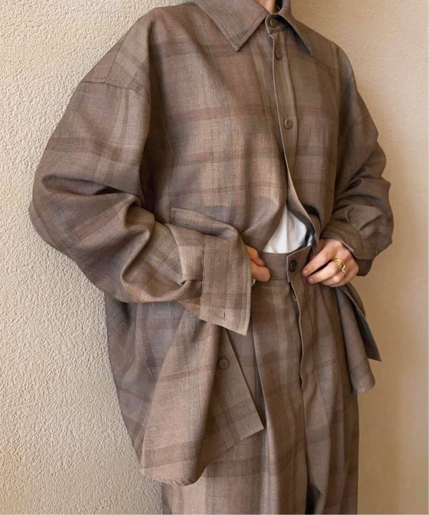 SEEALL】OVERSIZED COCOON SHIRT（シャツ／ブラウス）｜journal 