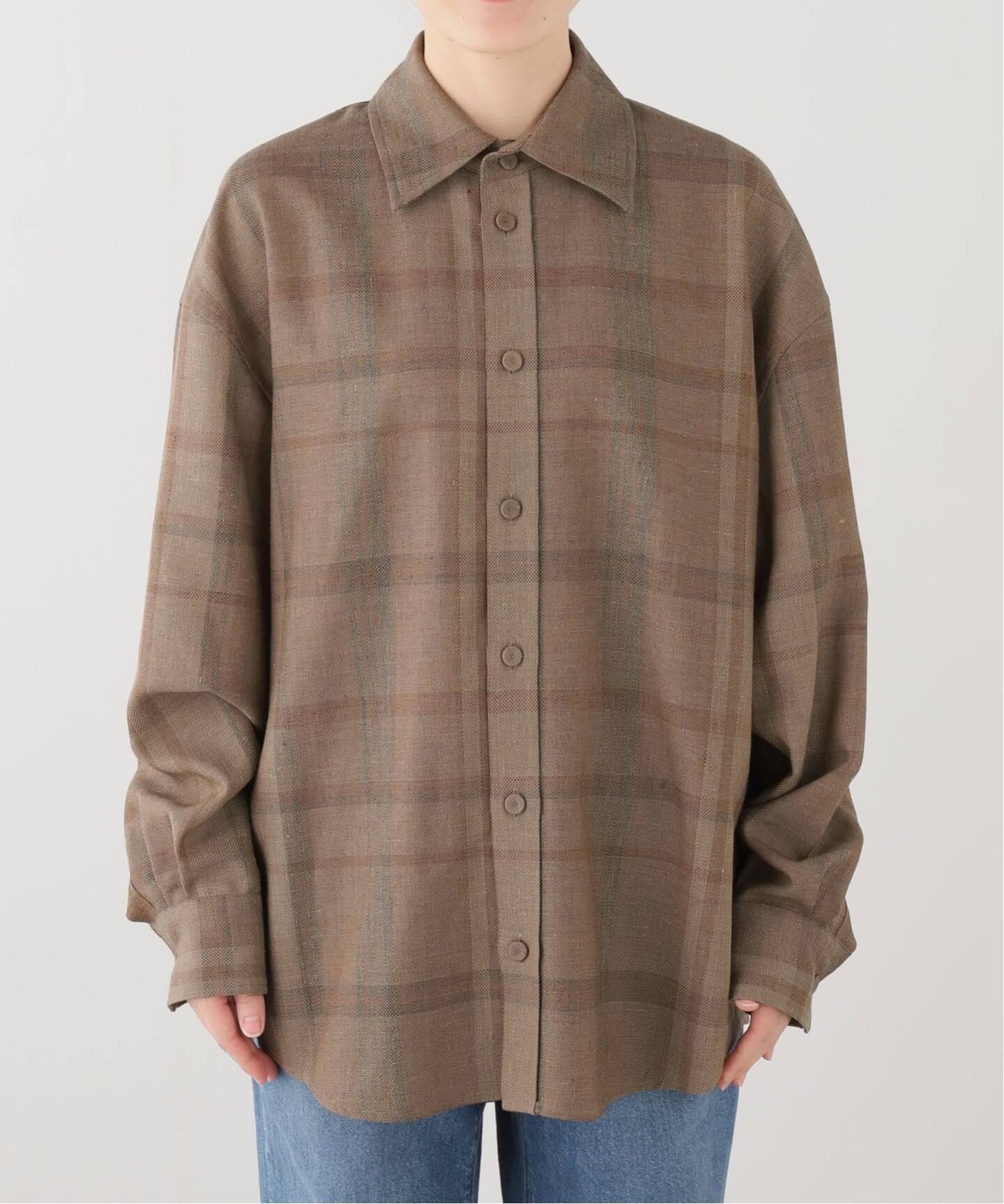 SEEALL】OVERSIZED COCOON SHIRT（シャツ／ブラウス）｜journal 