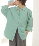 《予約》［26SS新作］スーピマコットンストライプシャツ