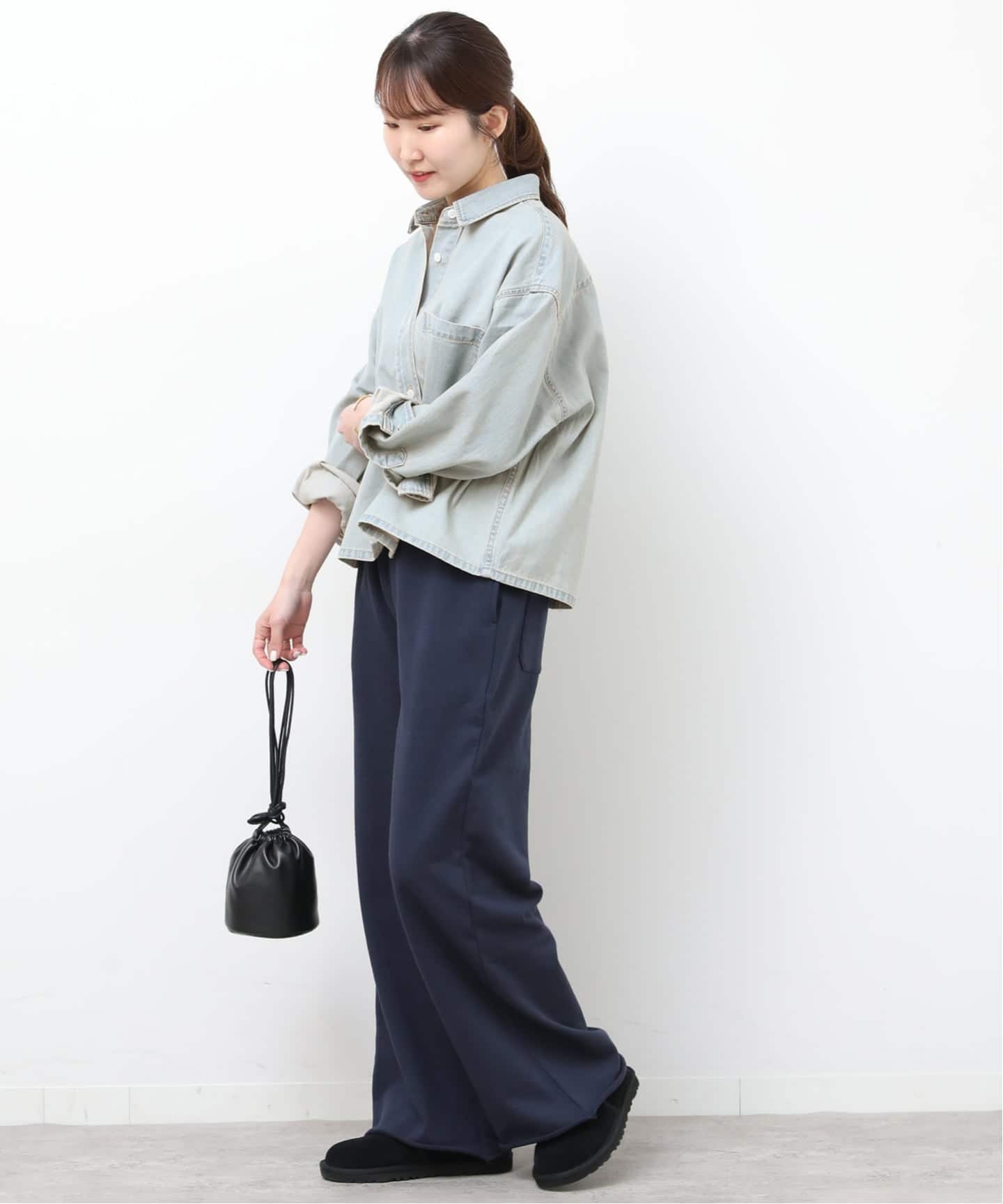 クロップドデニムシャツ（シャツ／ブラウス）｜JOURNAL STANDARD