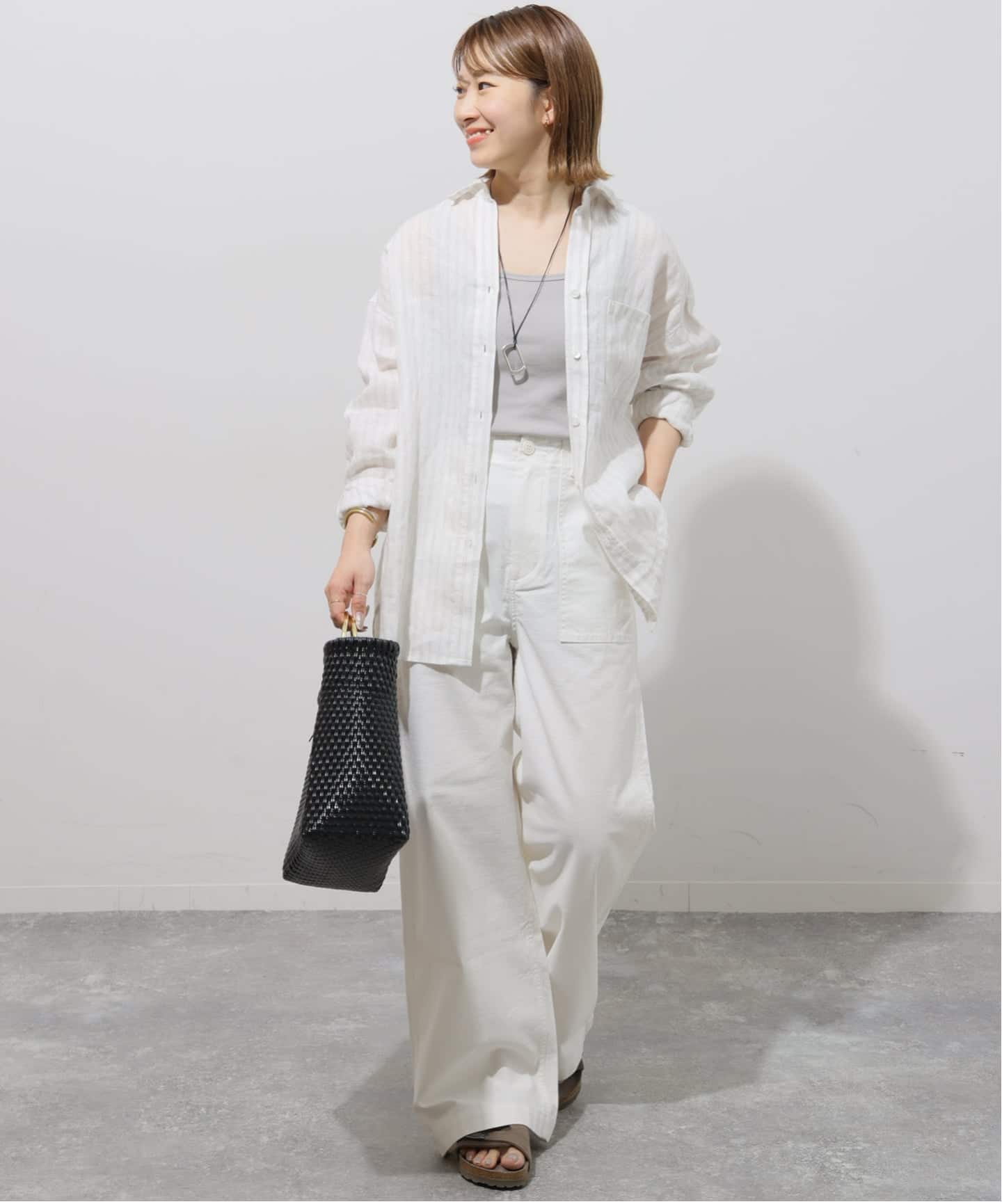 リネンBIGスキッパーシャツ 美品 イエナ 洗える リネンBIGスキッパーシャツ ゆったり 麻100