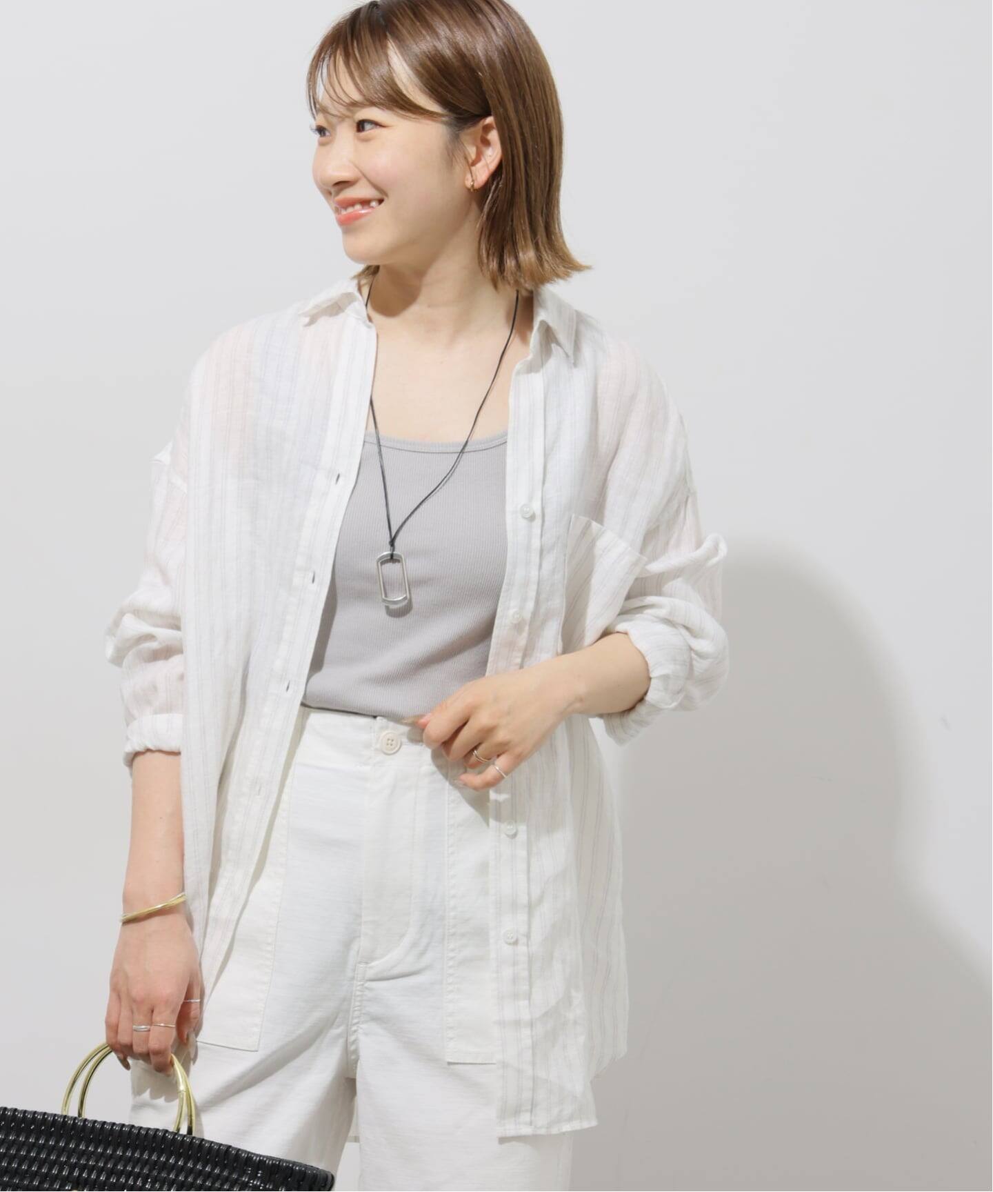 No.66フレンチリネンビッグスキッパー（シャツ／ブラウス）｜JOURNAL
