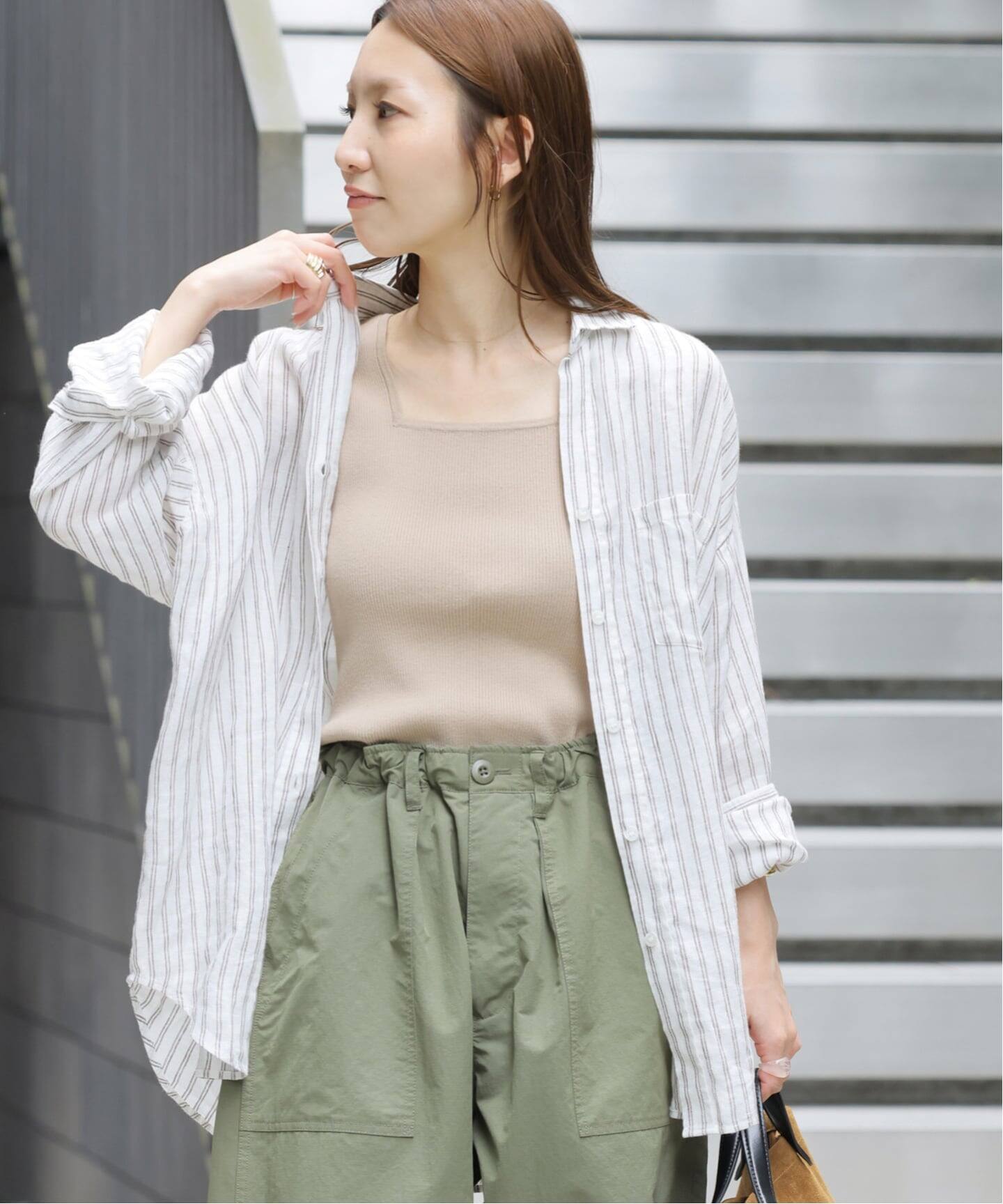 No.66フレンチリネンビッグスキッパー（シャツ／ブラウス）｜JOURNAL