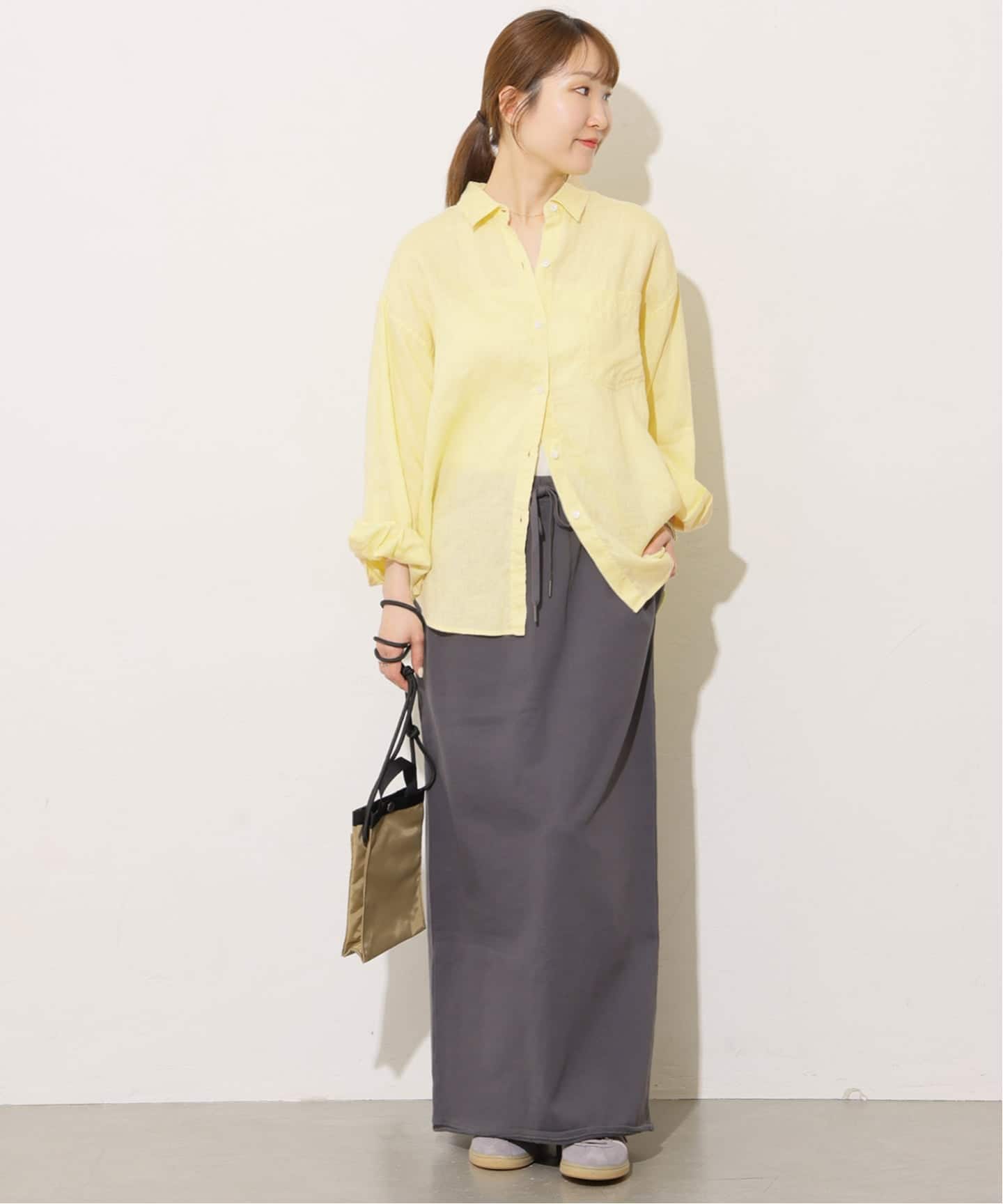 【JOURNAL STANDARD relume】リネンオーバーサイズシャツ 追加 / 新色》カラーリネンオーバーサイズシャツ（シャツ／ブラウス