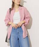 《追加予約 / 新色》カラーリネンオーバーサイズシャツ